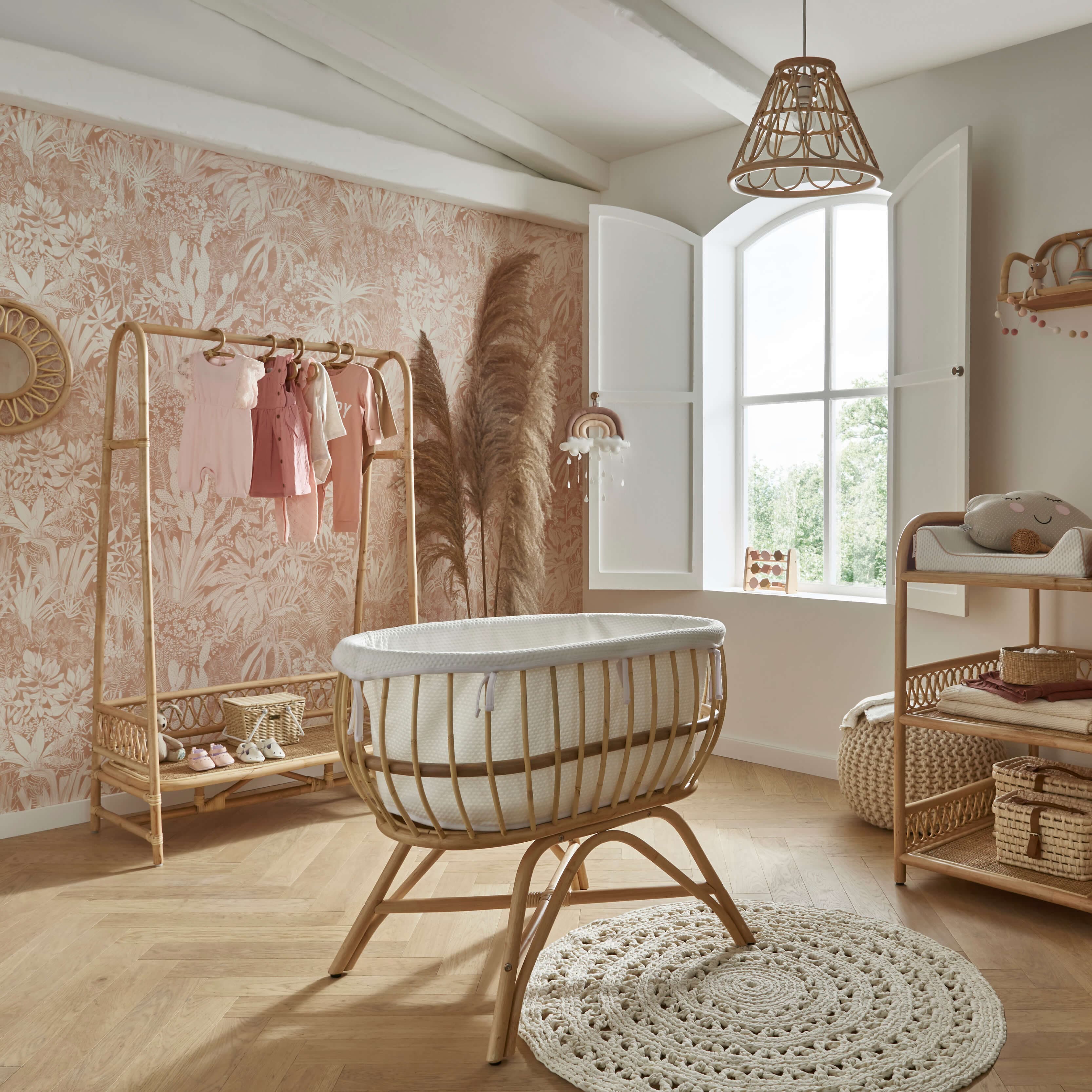 Babys-Mart CuddleCo Aria 7 Piece Room Set - Rattan FRN/CUD/151137