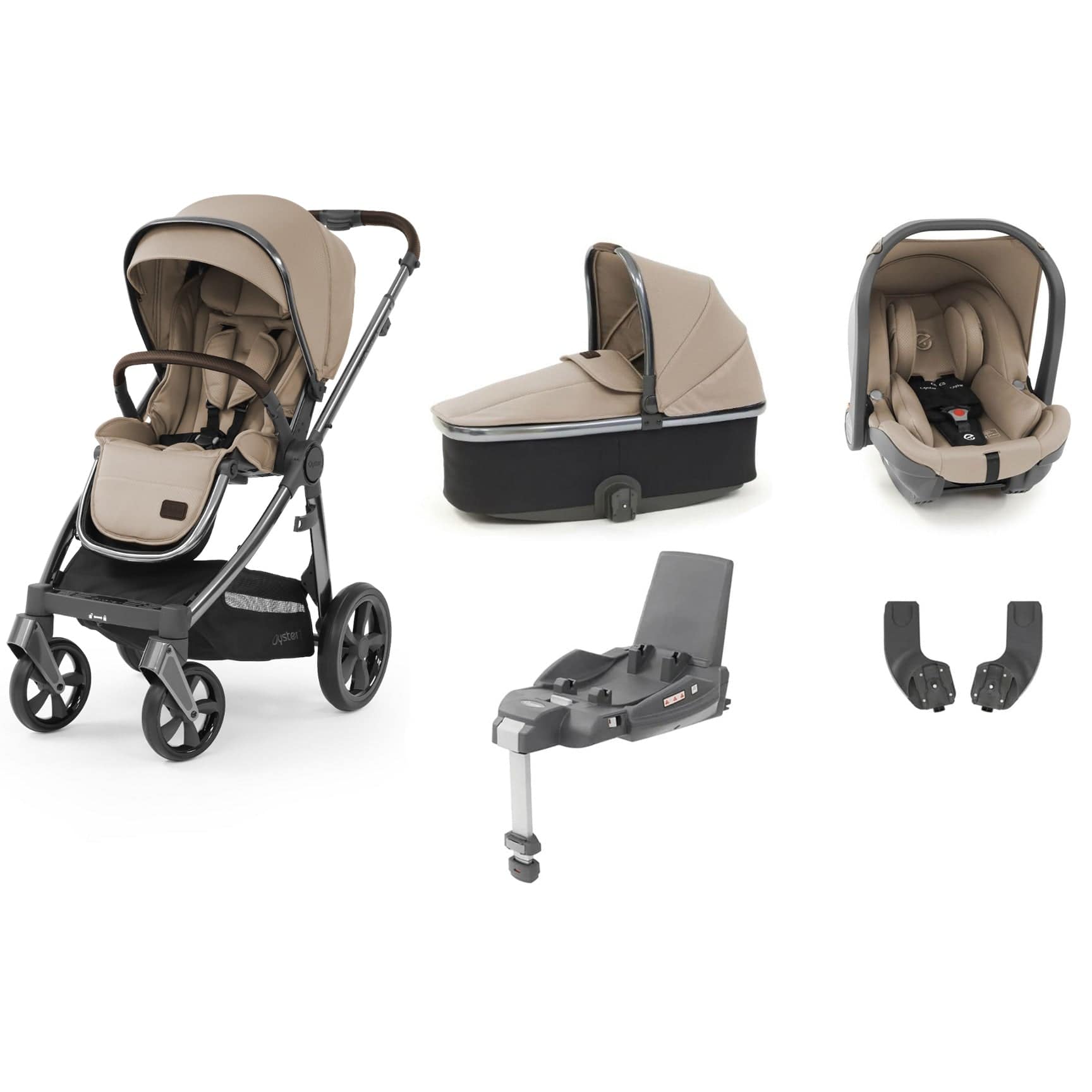 BabyStyle travel systems Babystyle Oyster 3 Essential Bundle with Car Seat - Butterscotch 9111-BTS
