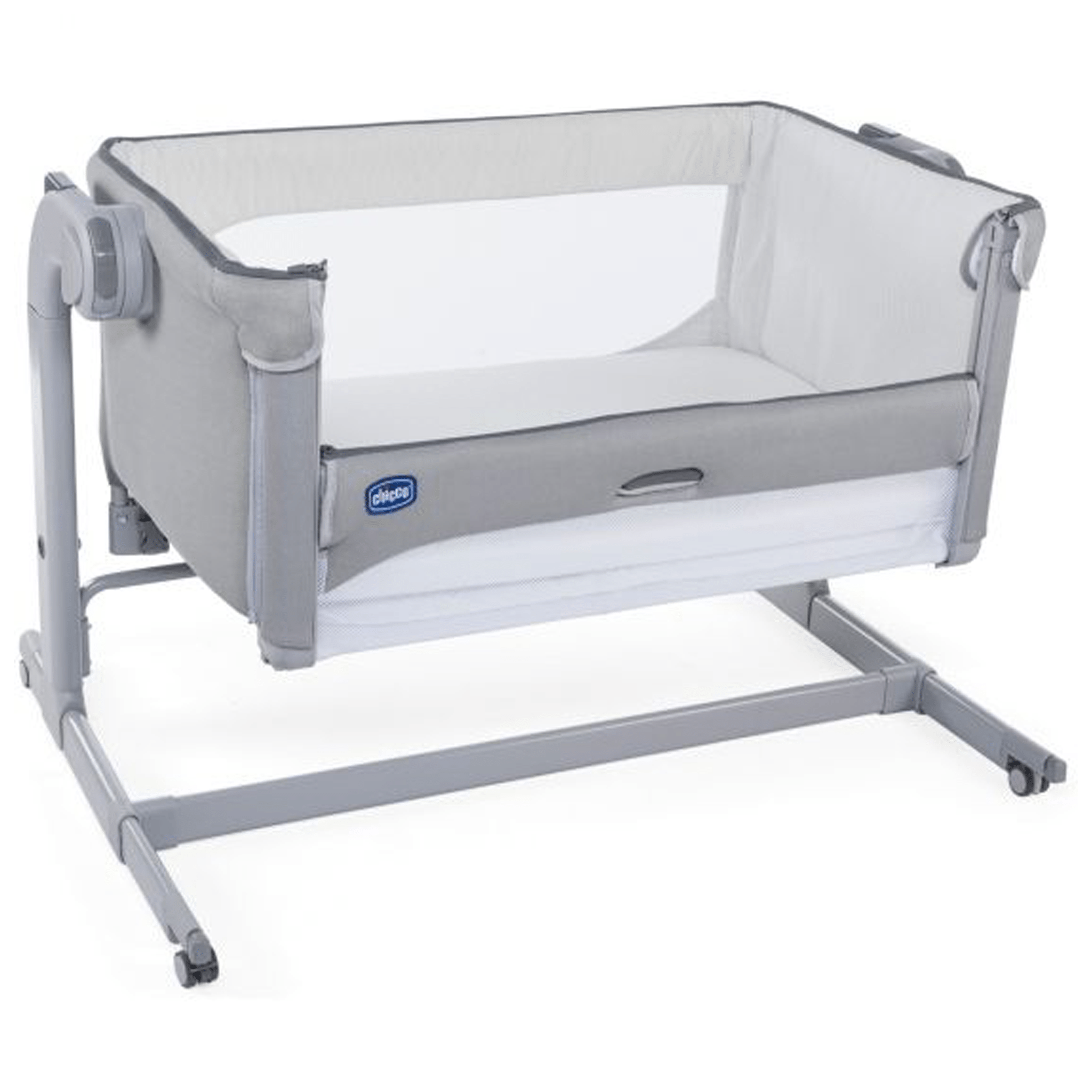 Chicco Next2Me Magic 2 Side Sleeping Cot Cool Grey