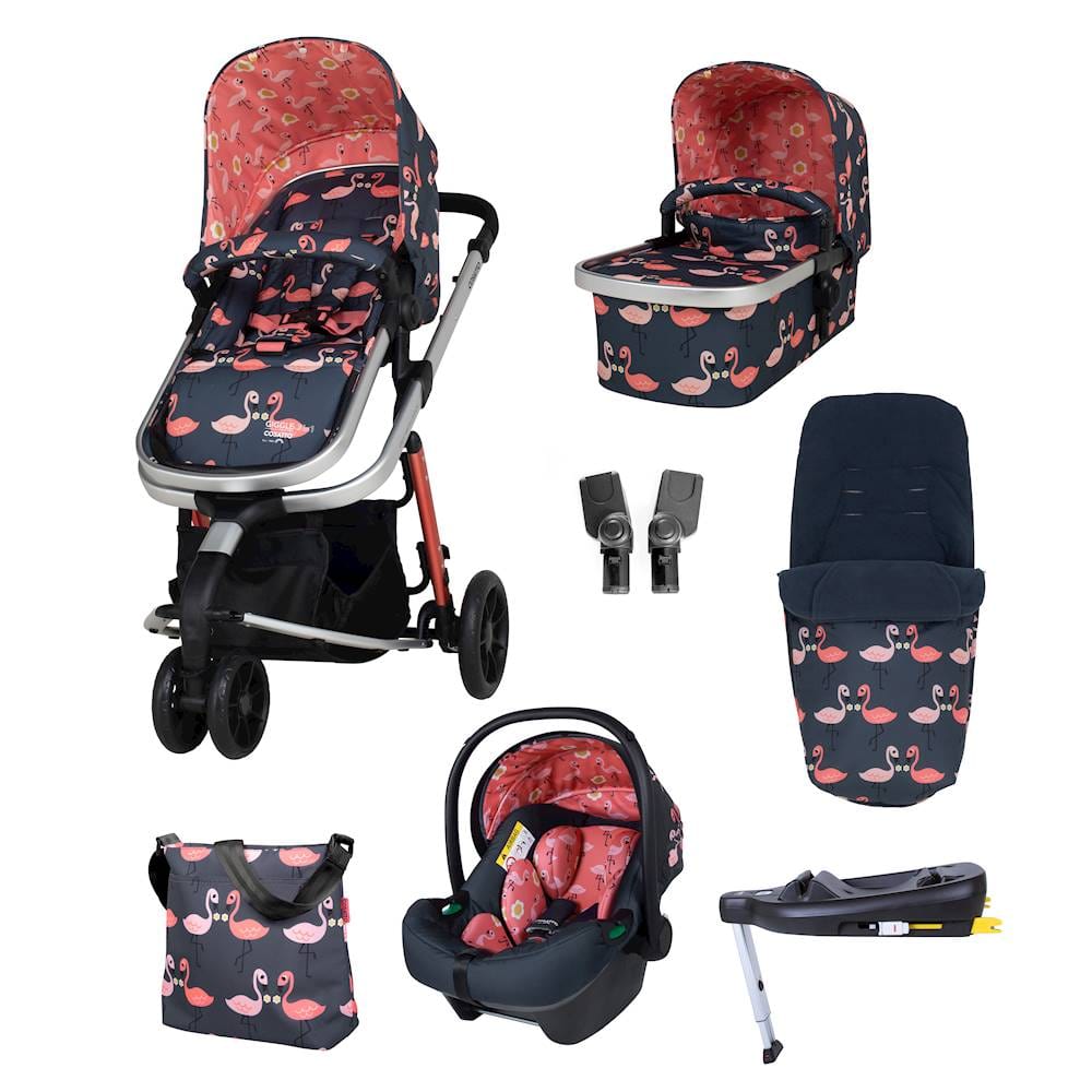 Cosatto baby prams Cosatto Giggle 3 in 1 i-Size Everything Bundle Pretty Flamingo CT5387