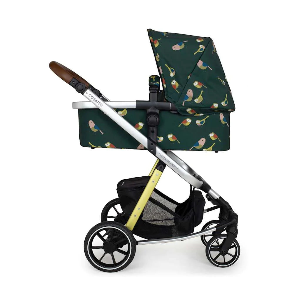 Cosatto baby prams Cosatto Giggle Trail 3 in 1 i-Size Everything Travel System Bundle Birdland CT5386