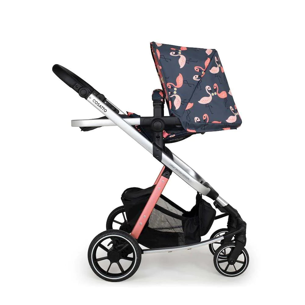 Cosatto baby prams Cosatto Giggle Trail 3 in 1 i-Size Everything Travel System Bundle Pretty Flamingo CT5385
