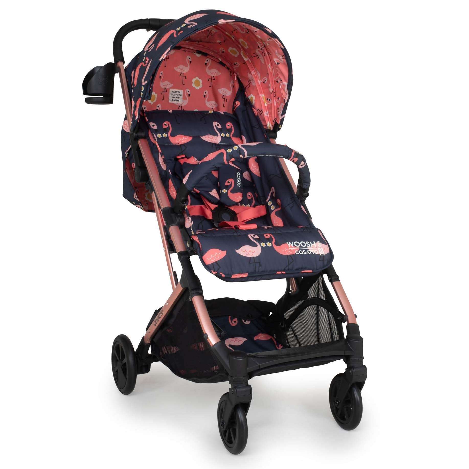 Cosatto baby pushchairs Cosatto Woosh 3 Stroller Pretty Flamingo CT5052