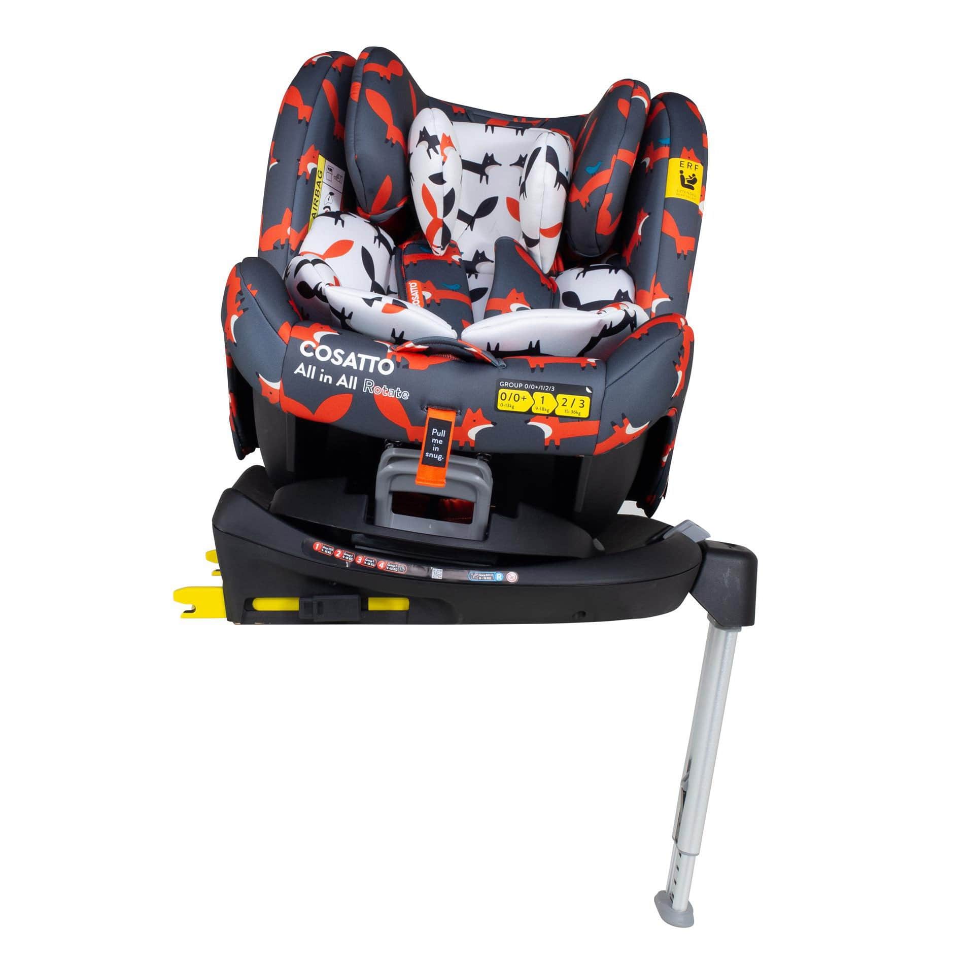 Cosatto combination car seats Cosatto All in All Rotate Charcoal Mister Fox CT4856