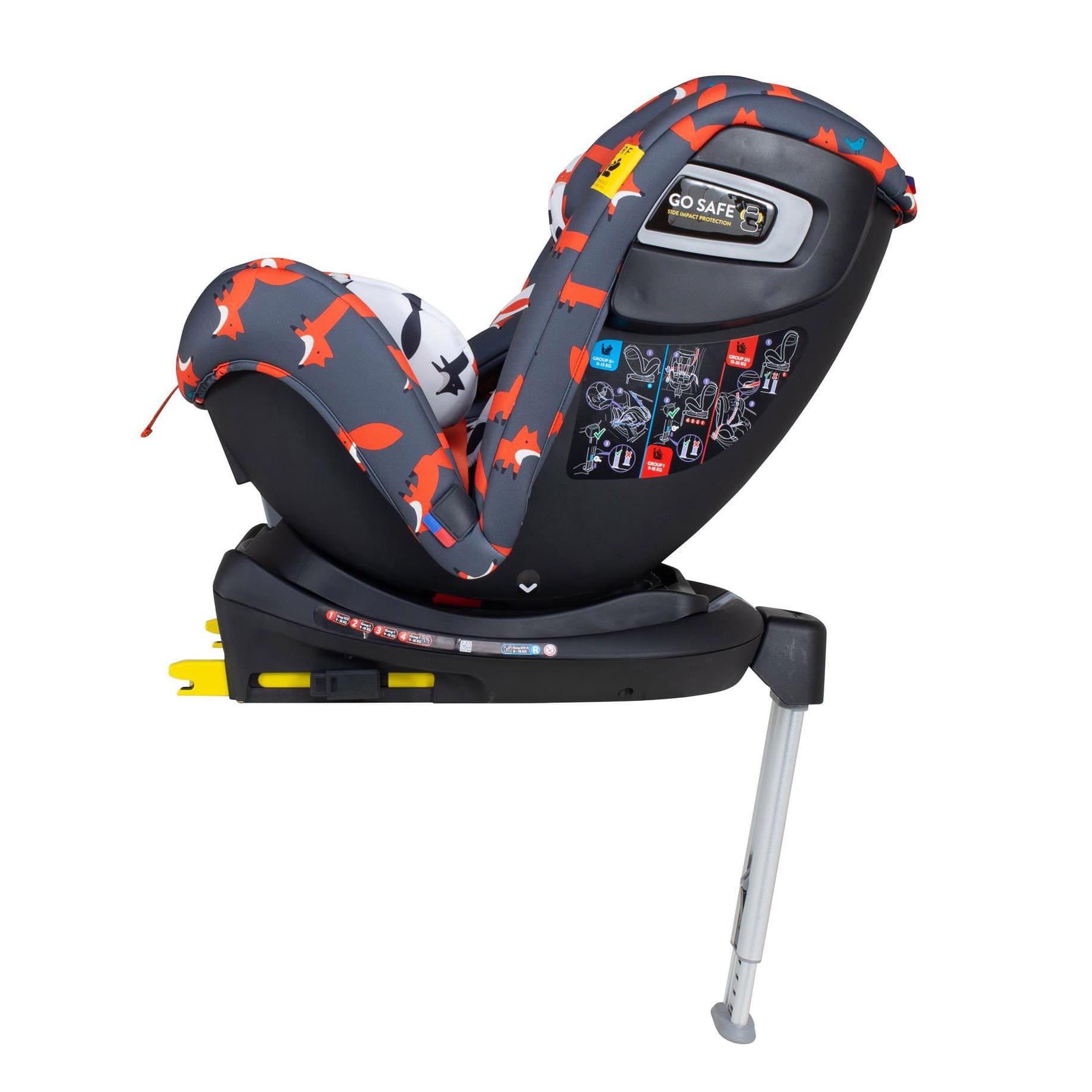 Cosatto combination car seats Cosatto All in All Rotate Charcoal Mister Fox CT4856