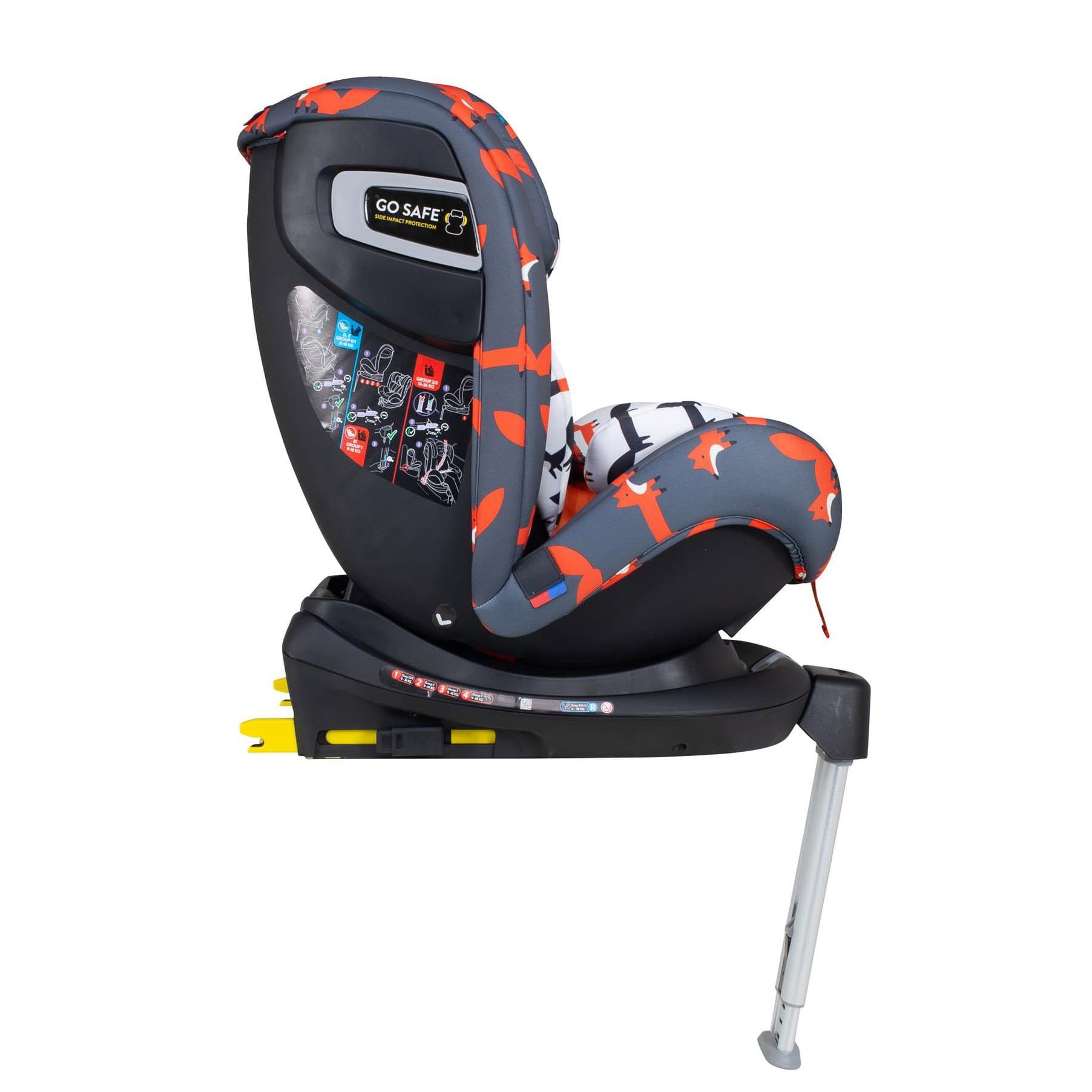 Cosatto combination car seats Cosatto All in All Rotate Charcoal Mister Fox CT4856