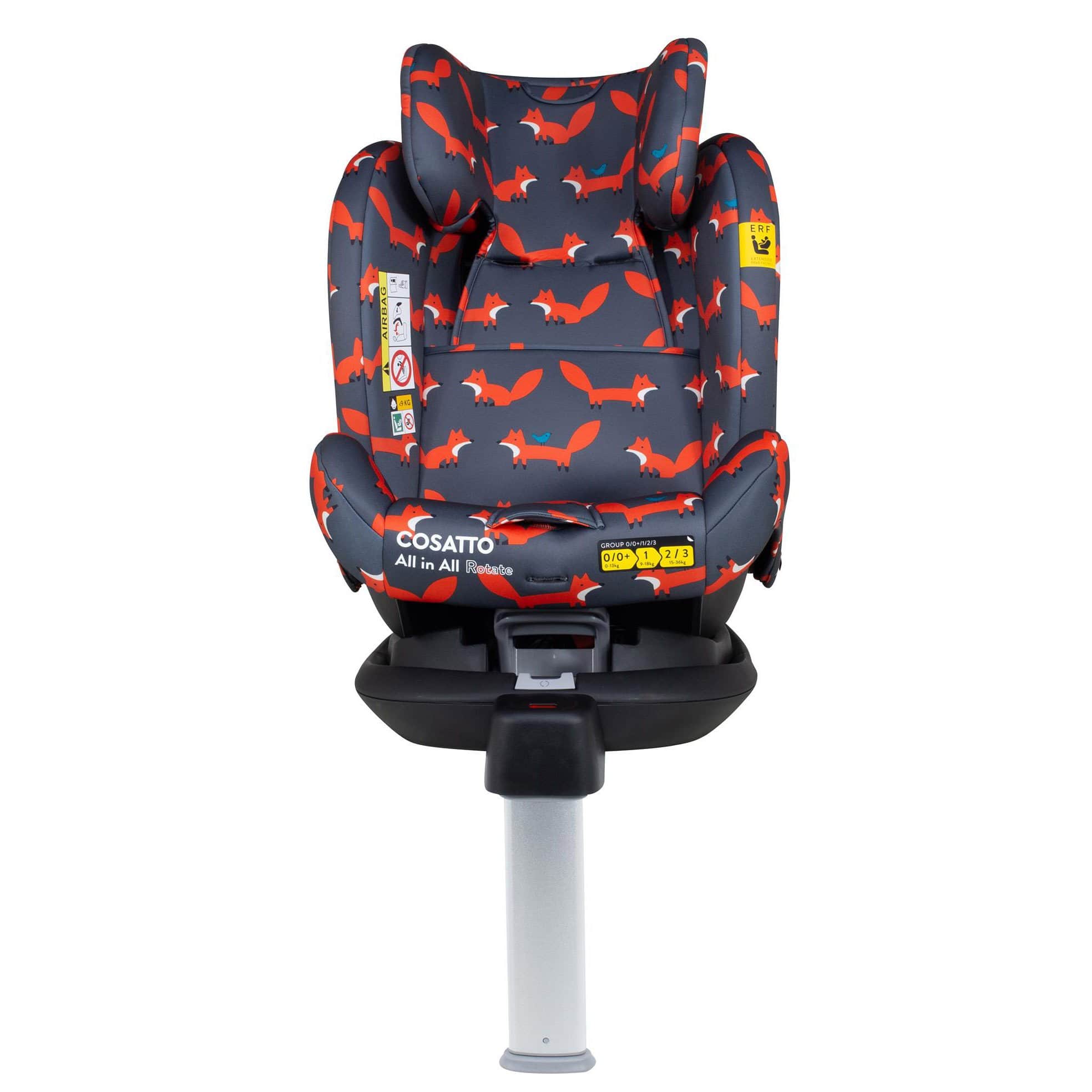Cosatto combination car seats Cosatto All in All Rotate Charcoal Mister Fox CT4856