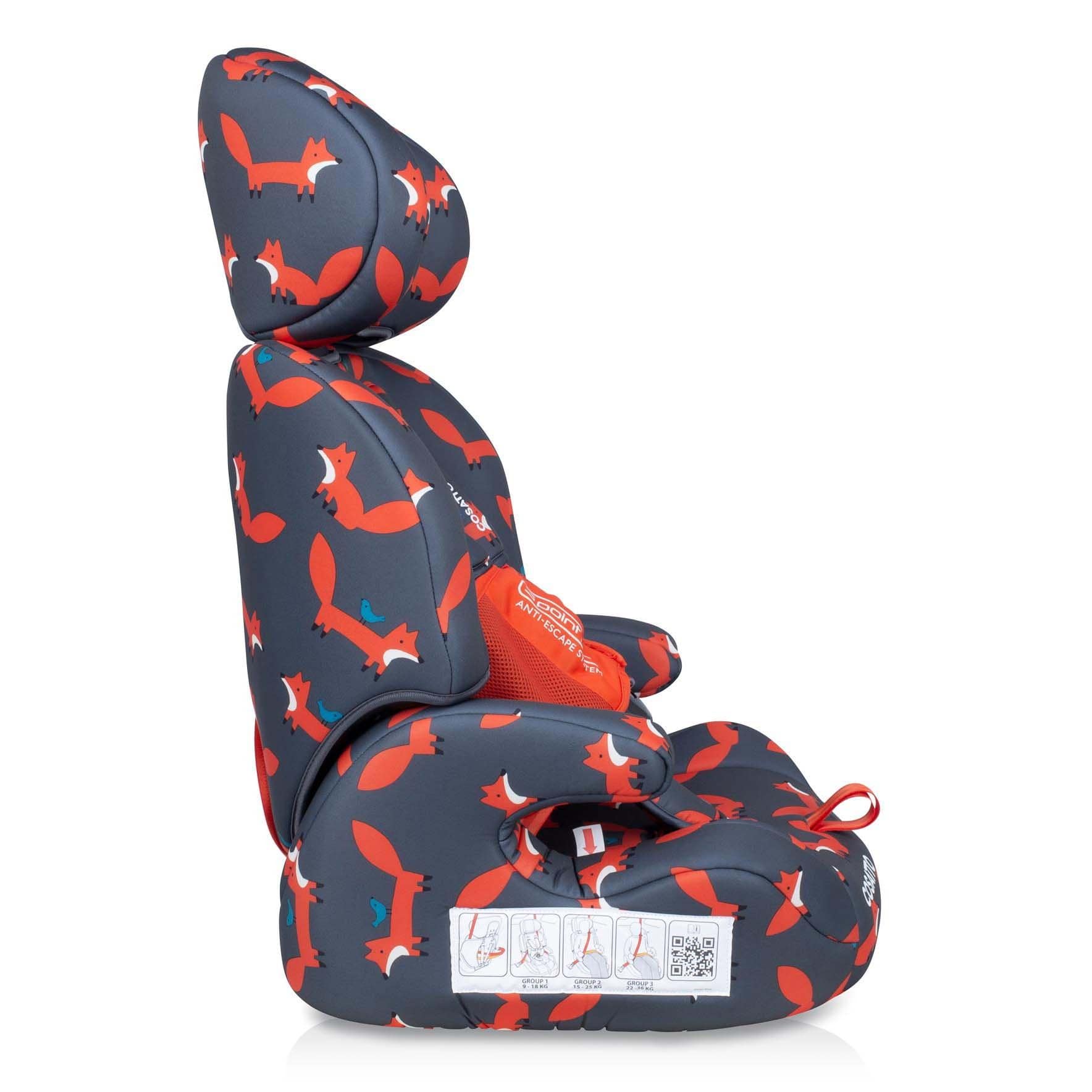 Cosatto combination car seats Cosatto Zoomi Car Seat Charcoal Mister Fox CT4552