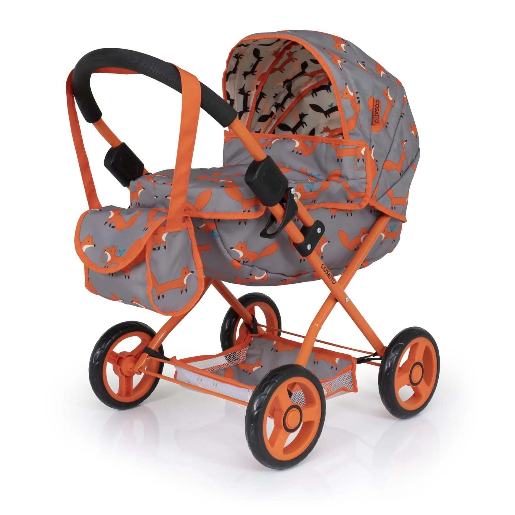 Cosatto dolls prams Cosatto Wowette Dolls Pram Charcoal Mister Fox CT5258A