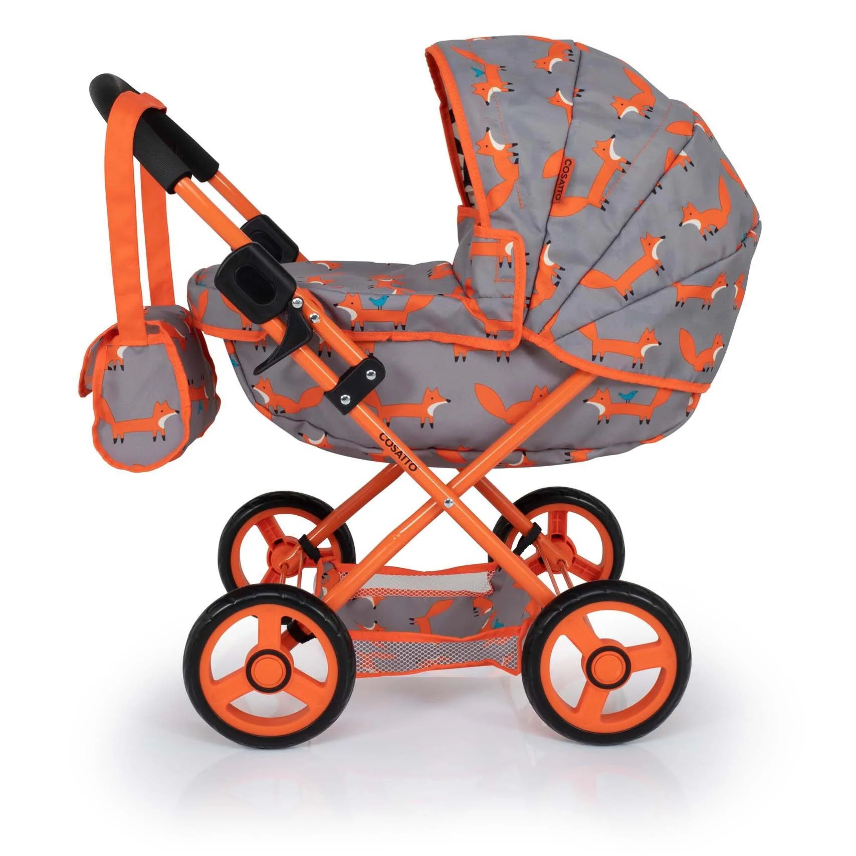Cosatto dolls prams Cosatto Wowette Dolls Pram Charcoal Mister Fox CT5258A