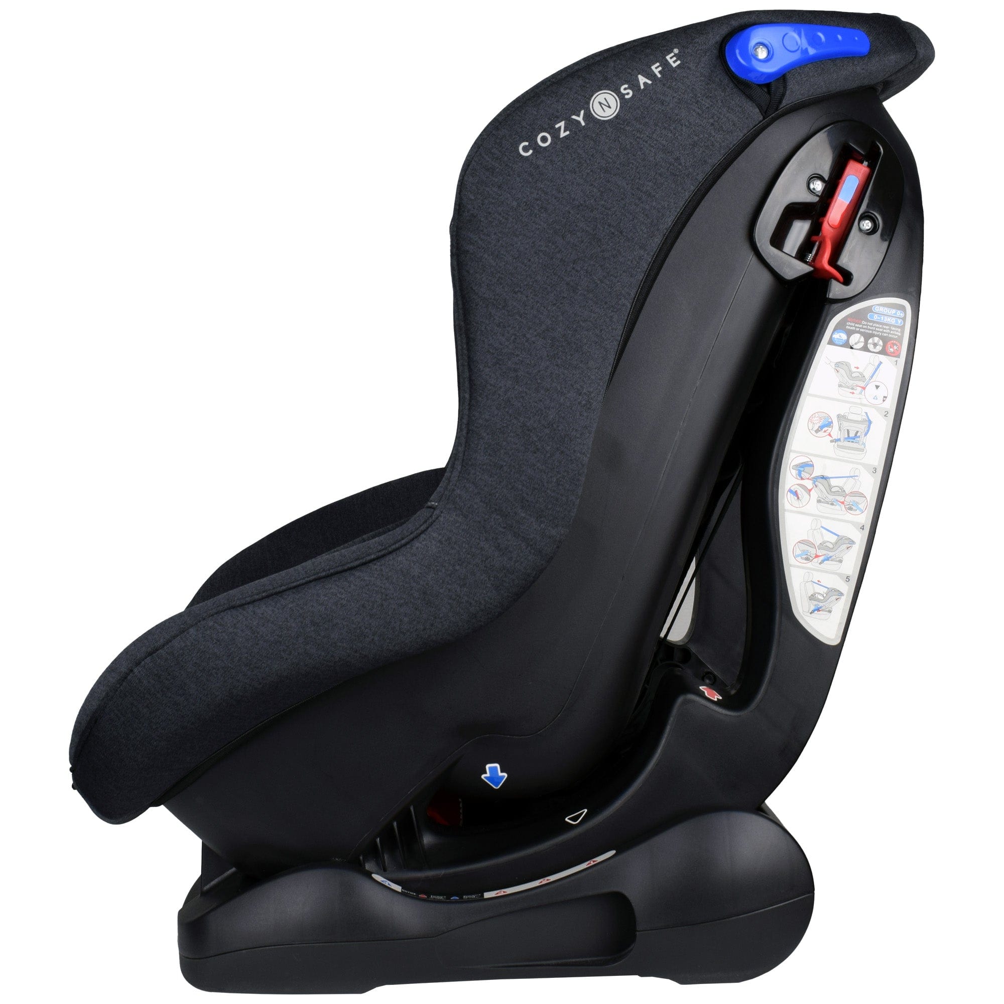 Cozy N Safe baby car seats Cozy N Safe Fitzroy Group 0+/1 - Graphite EST-309-3