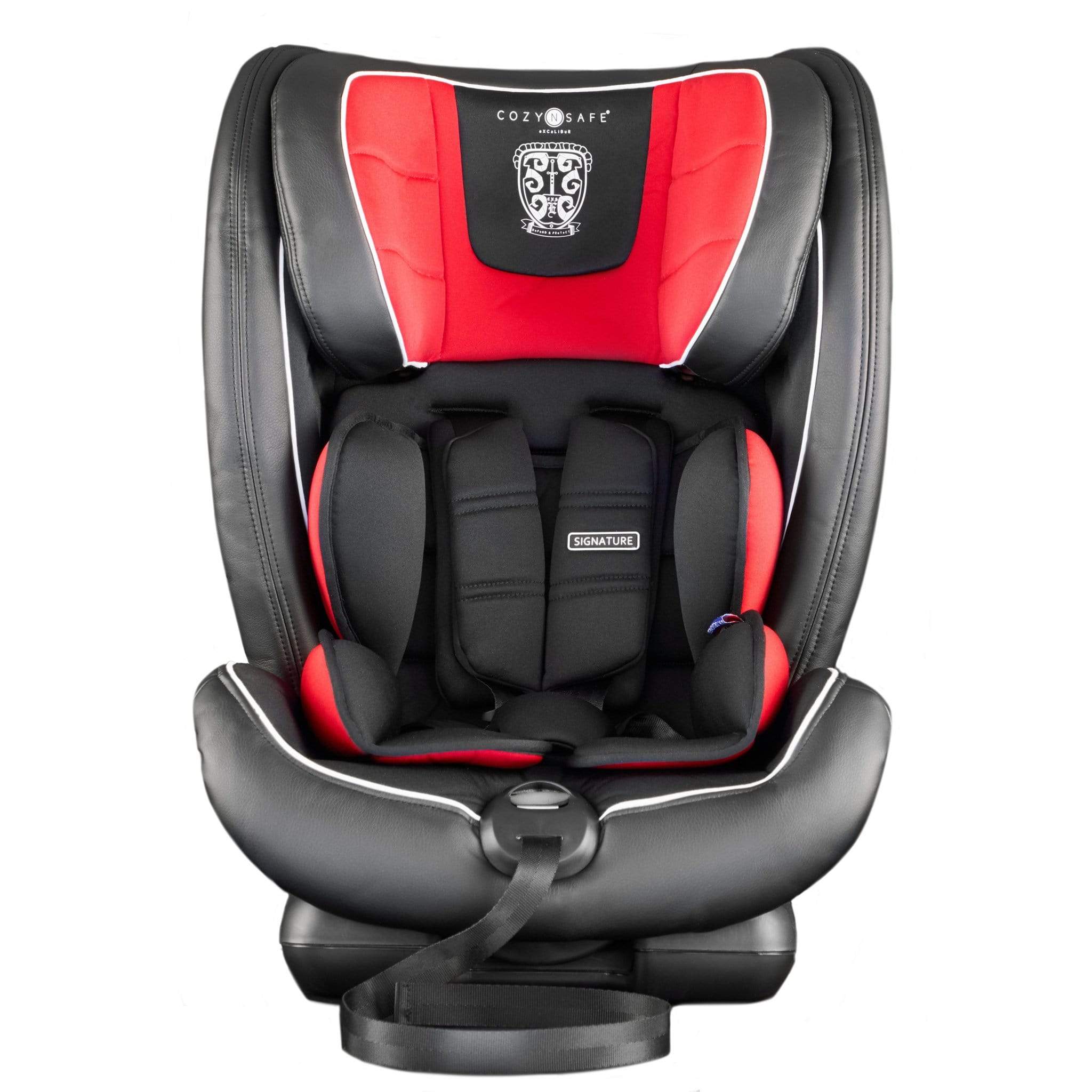 Cozy N Safe Car Seats The Cozy N Safe Excalibur Group 1/2/3 25kg Harness Car Seat in Black and Red EST-02-Excalibur