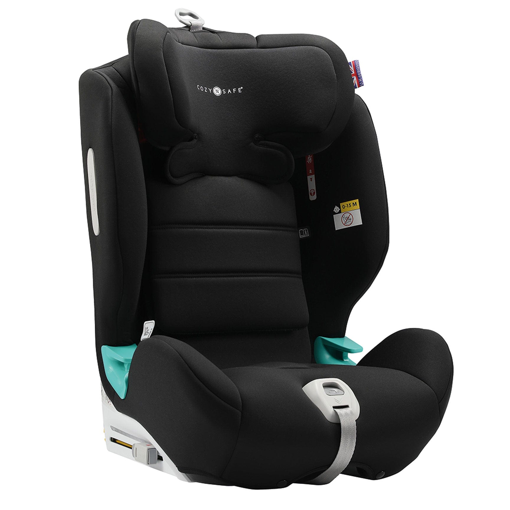 Cozy N Safe i-Size car seats Cozy n Safe Lancelot i-Size Car Seat - Black/Grey EST-507