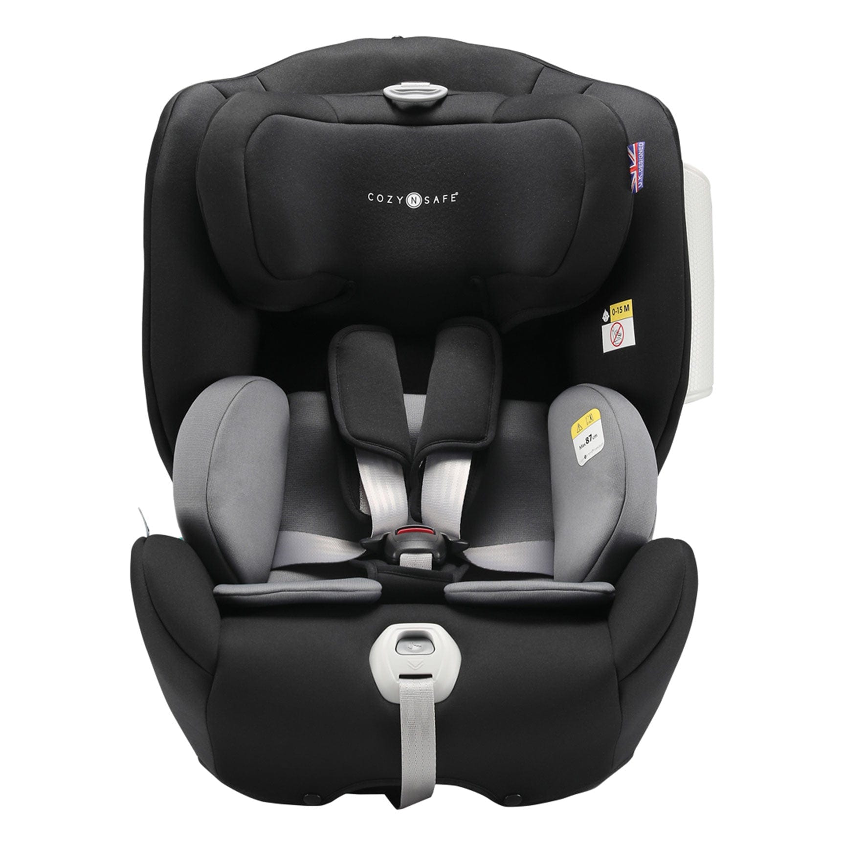 Cozy N Safe i-Size car seats Cozy n Safe Lancelot i-Size Car Seat - Black/Grey EST-507