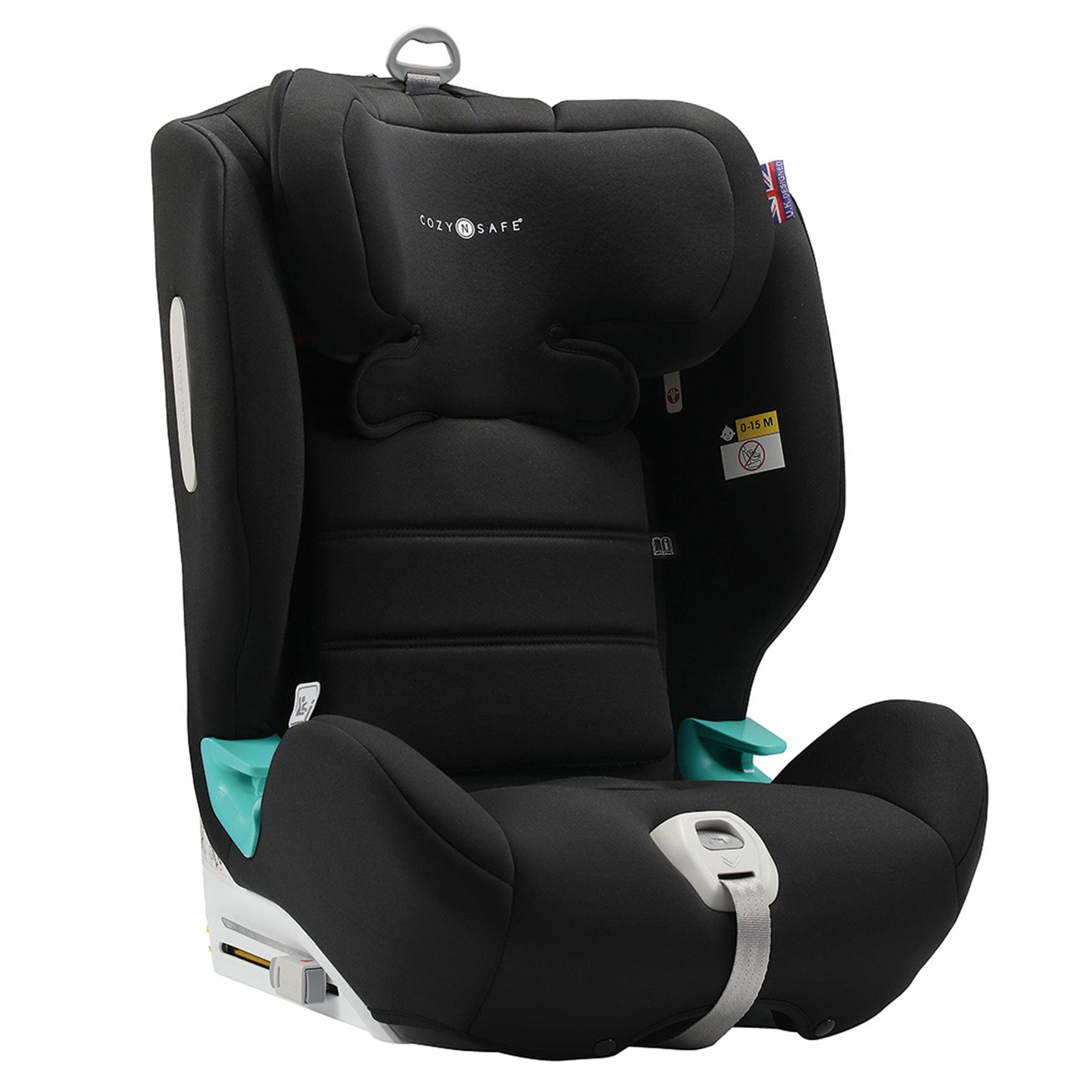 Cozy N Safe i-Size car seats Cozy n Safe Lancelot i-Size Car Seat - Black/Grey EST-507