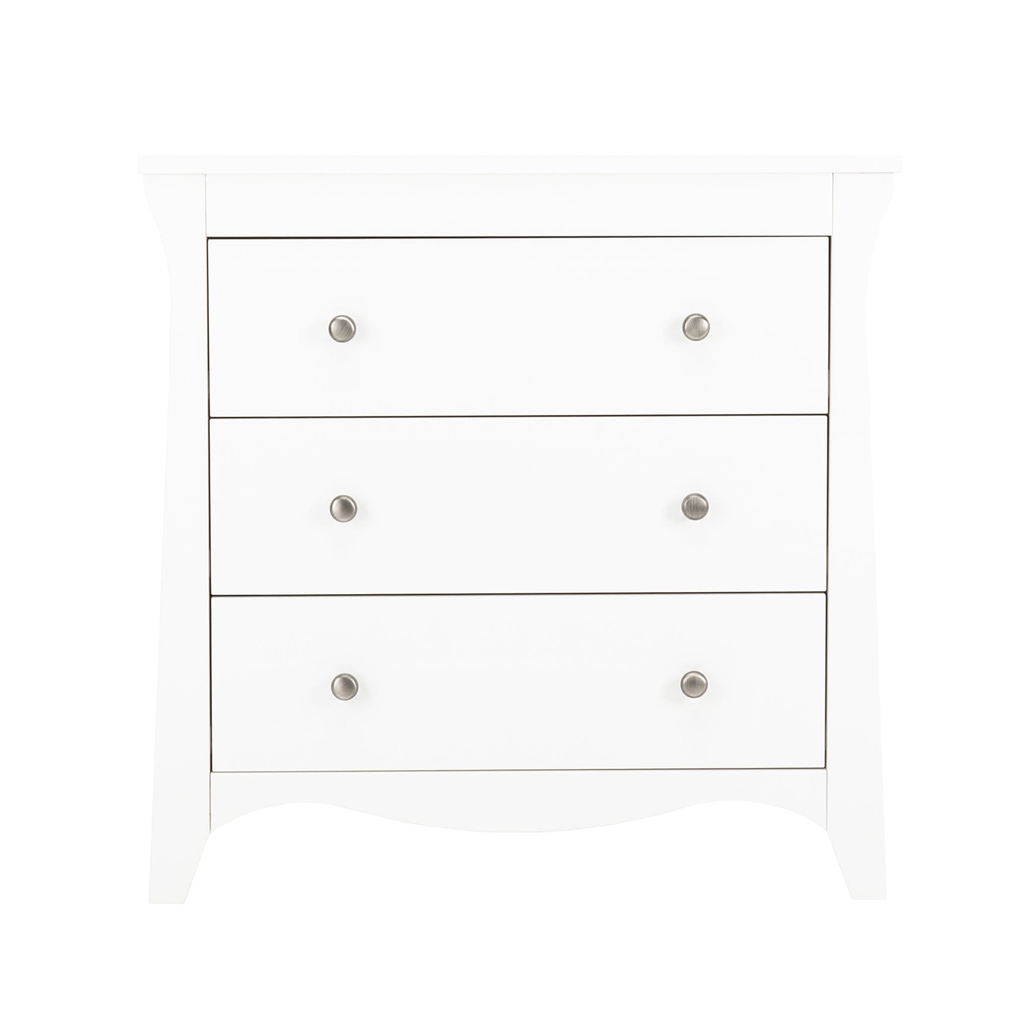 CuddleCo Nursery Room Sets CuddleCo Clara 2 Piece Cot Bed Set in White