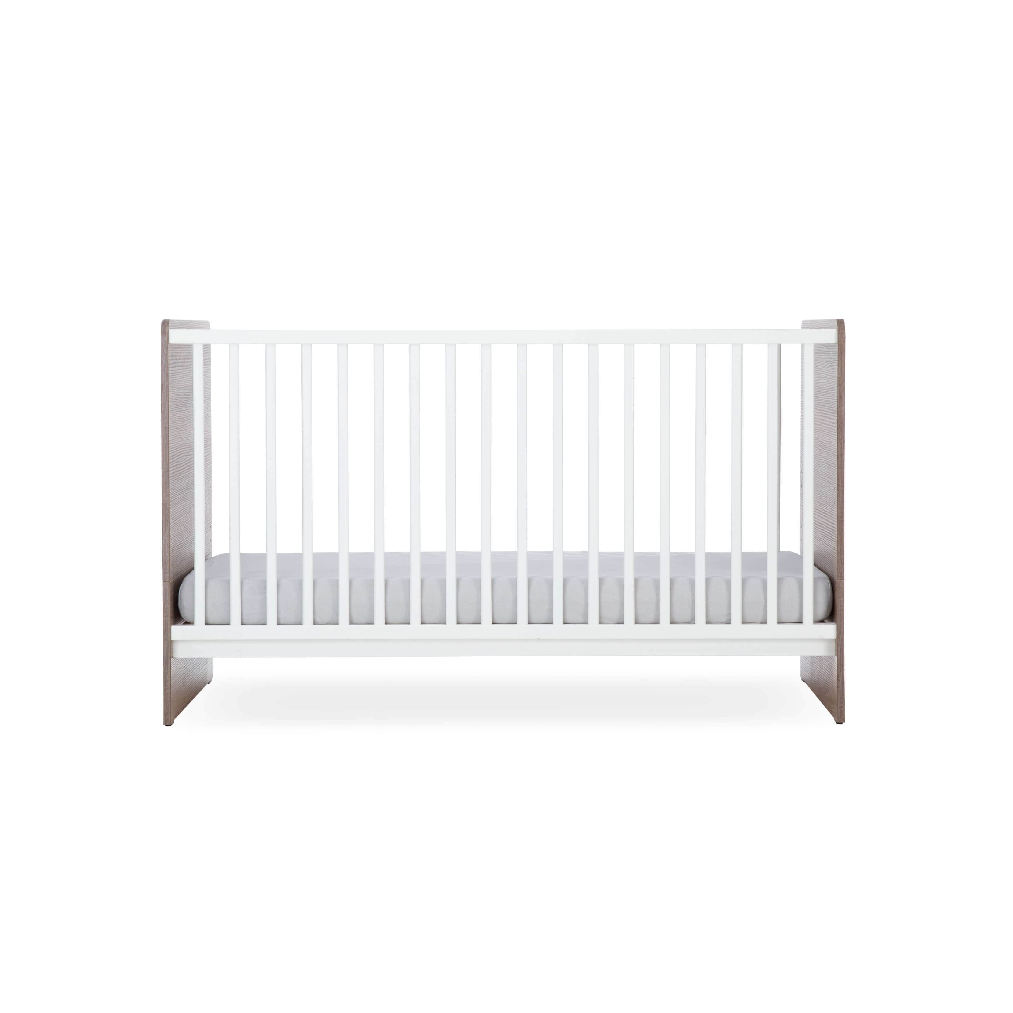 CuddleCo Nursery Room Sets CuddleCo Enzo 2 Piece Set - Truffle Oak/White