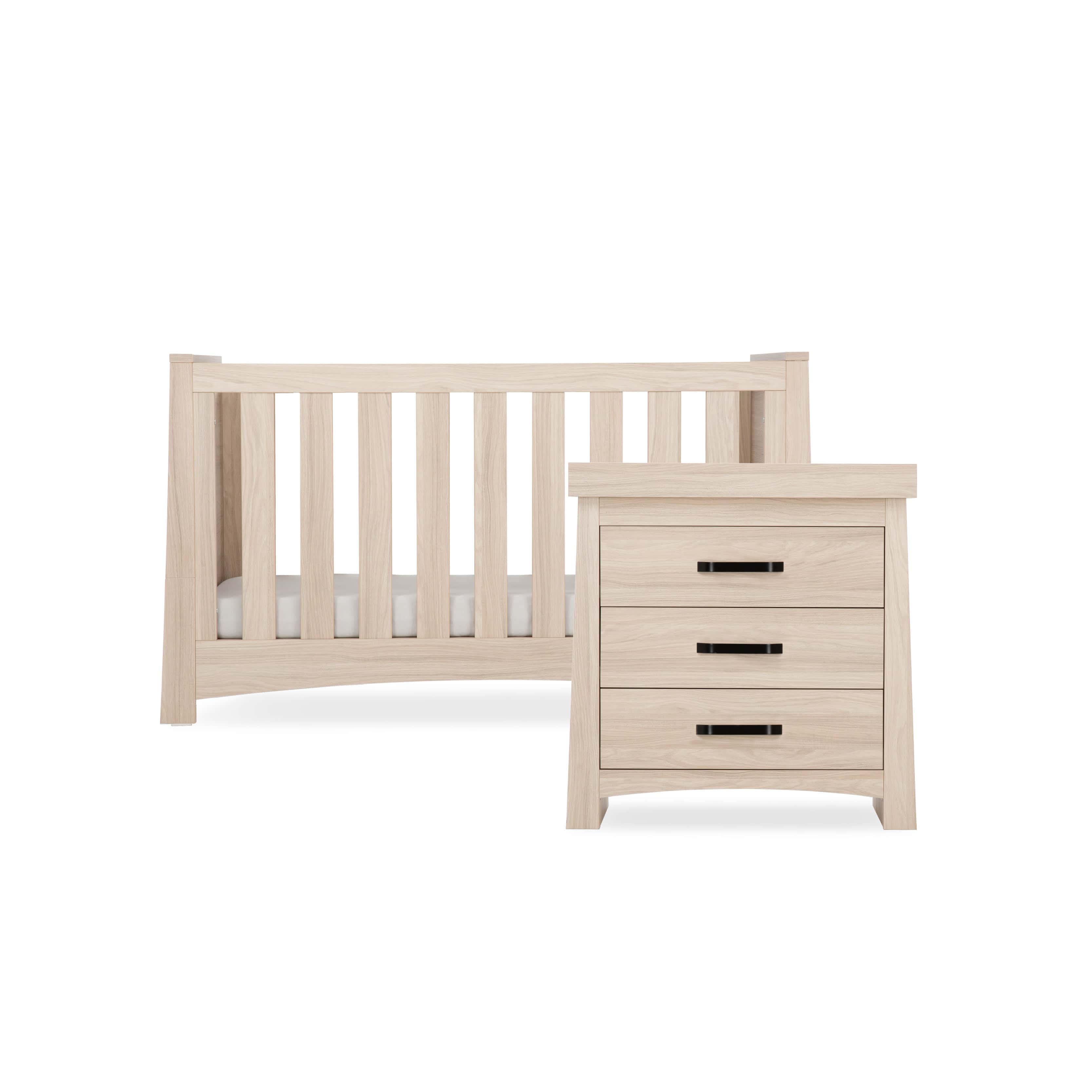 CuddleCo Nursery Room Sets CuddleCo Isla 2 Piece Set - Ash