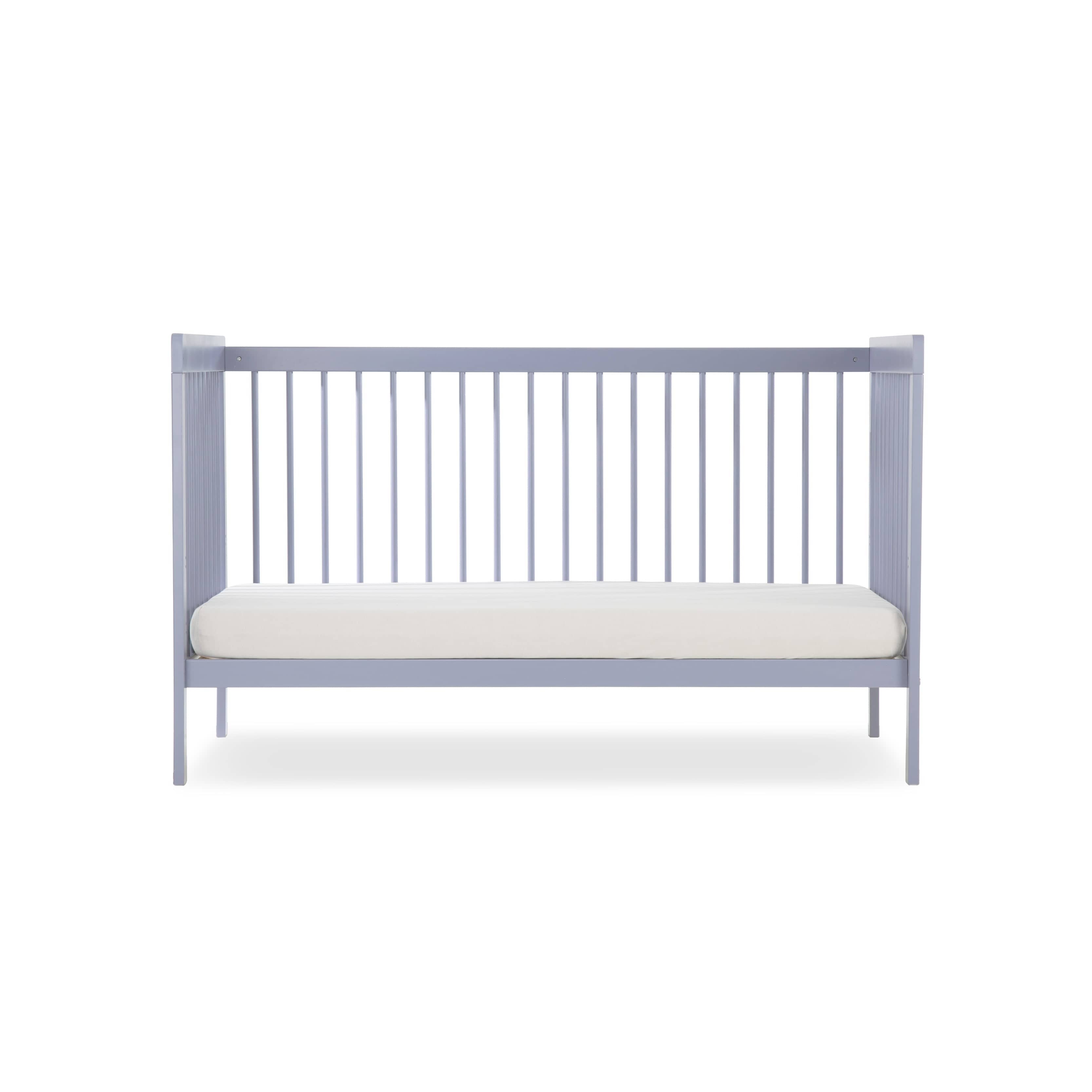 CuddleCo Nursery Room Sets CuddleCo Nola Cot Bed - Flint Blue