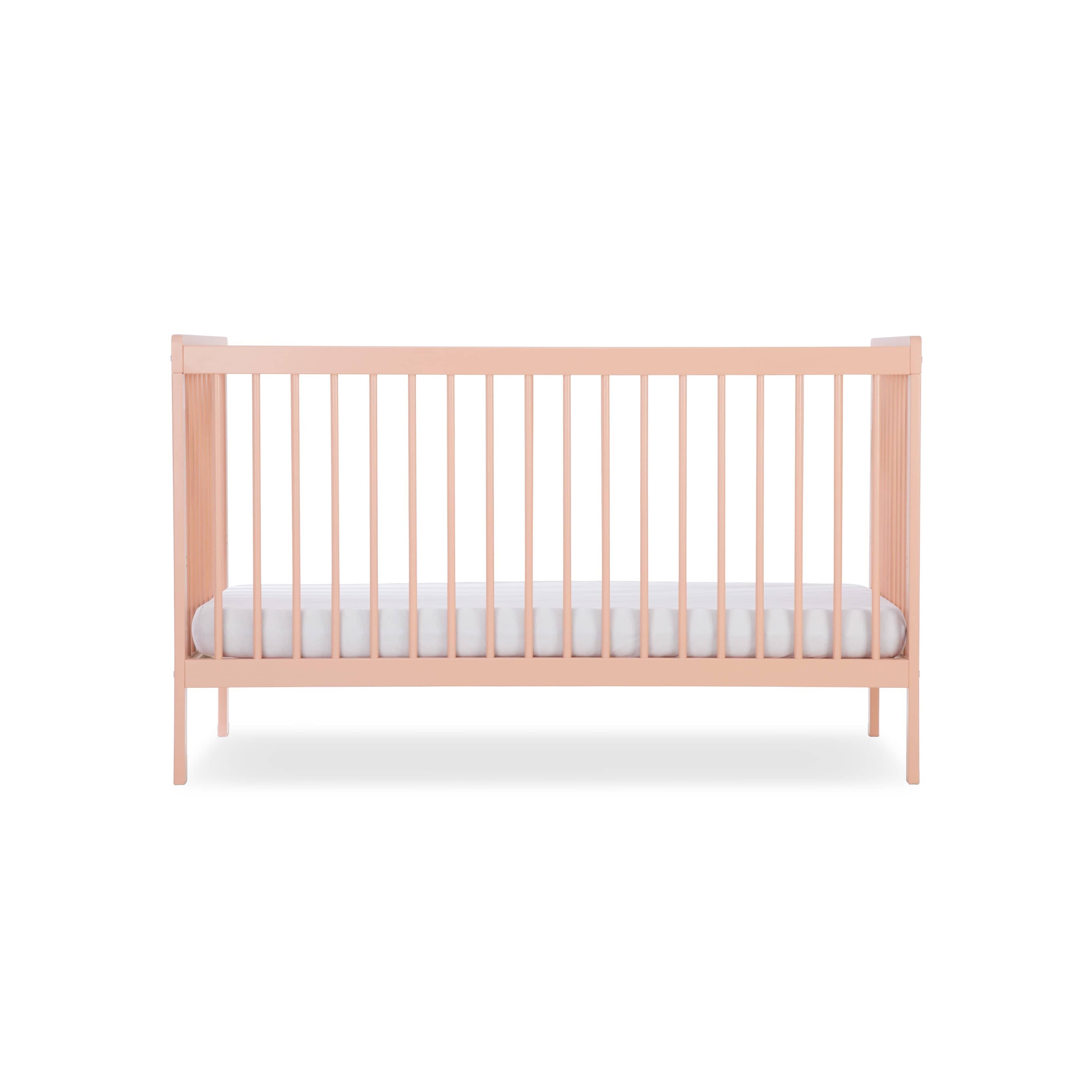 CuddleCo Nursery Room Sets CuddleCo Nola Cot Bed - Soft Blush