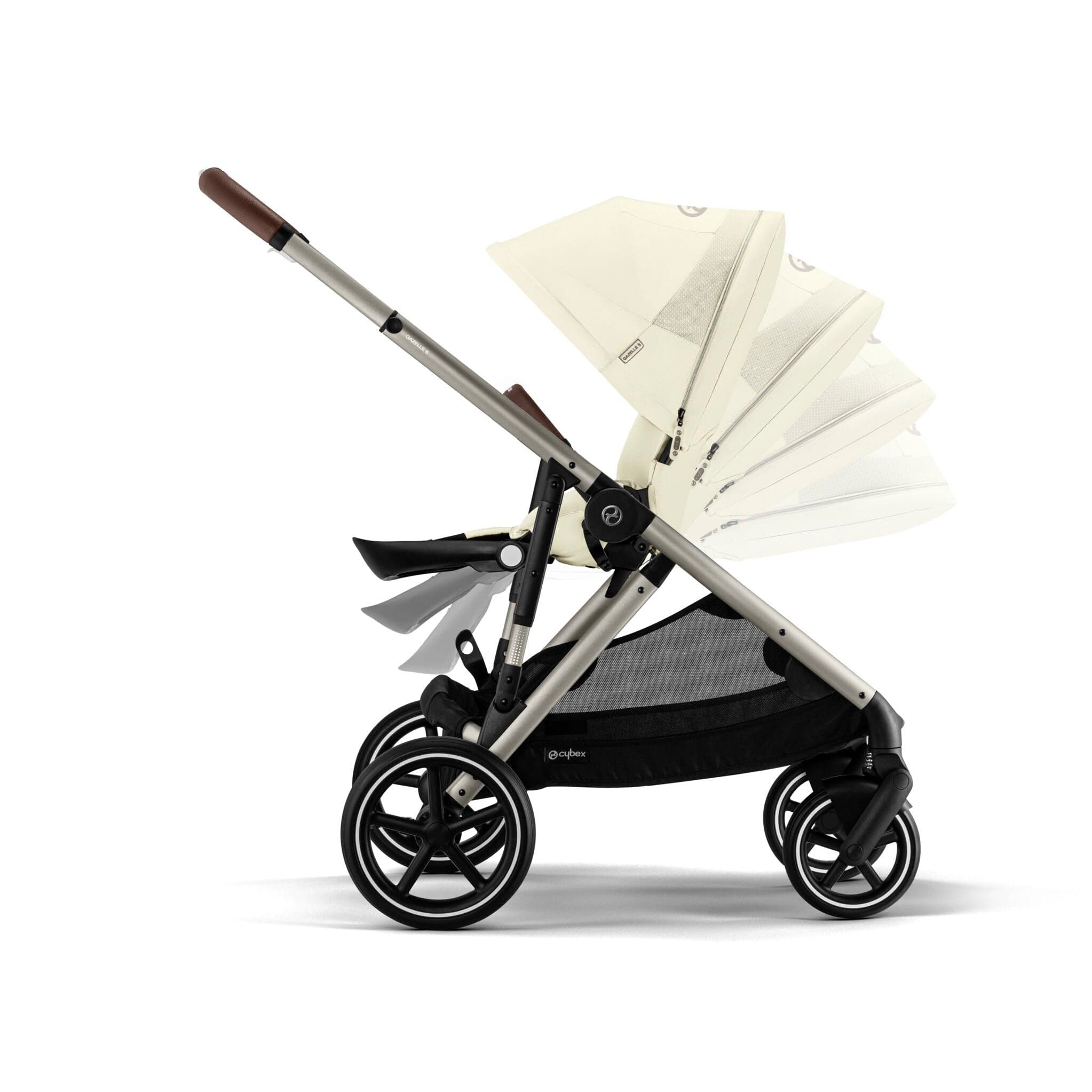 Cybex baby prams Cybex Gazelle S Essential Bundle - Taupe/Seashell Beige 12767-TPE-SEA-BEI