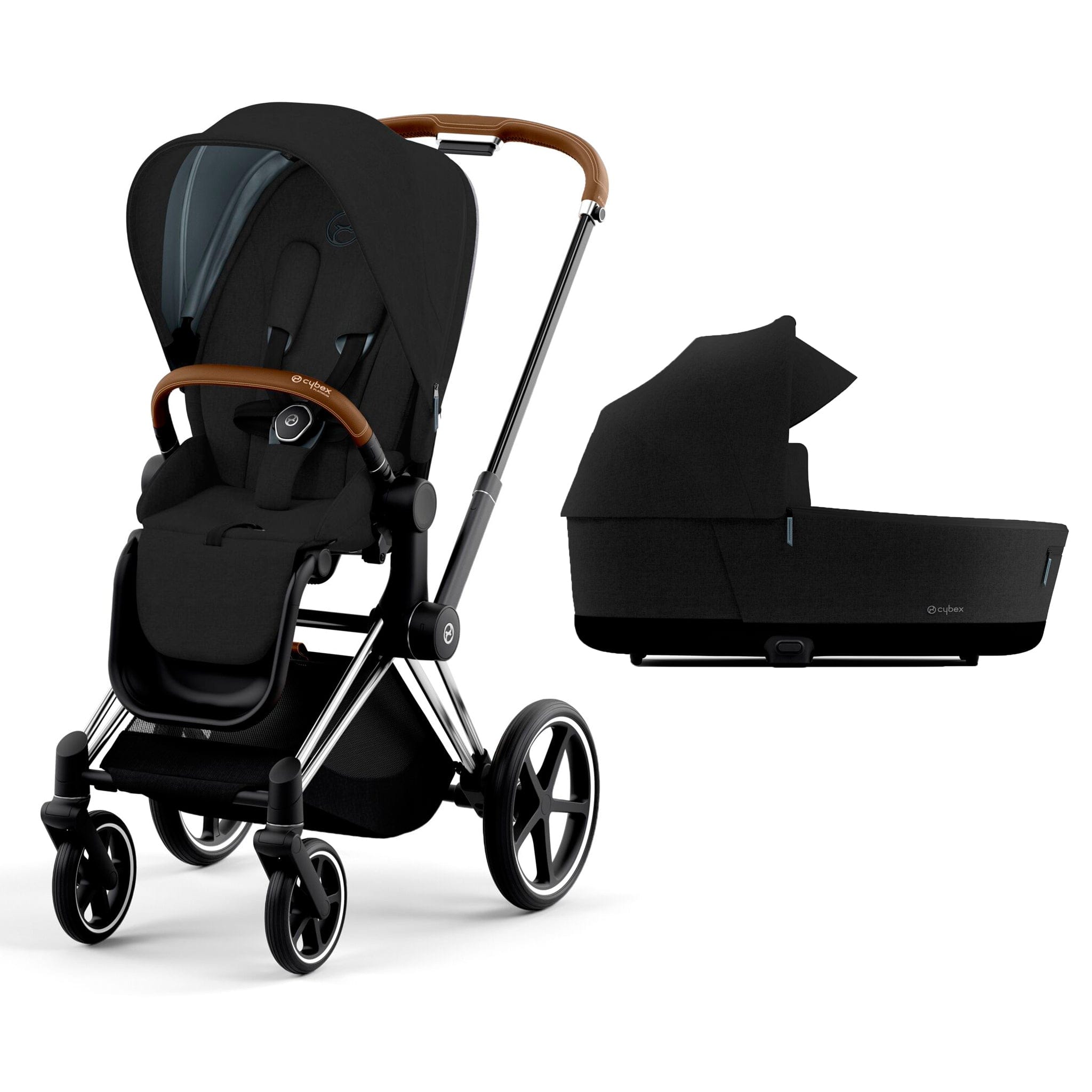 Cybex baby prams Cybex Priam & Lux Cot (2022) in Stardust Black Plus 11250-CH-BRN-STA-BLK