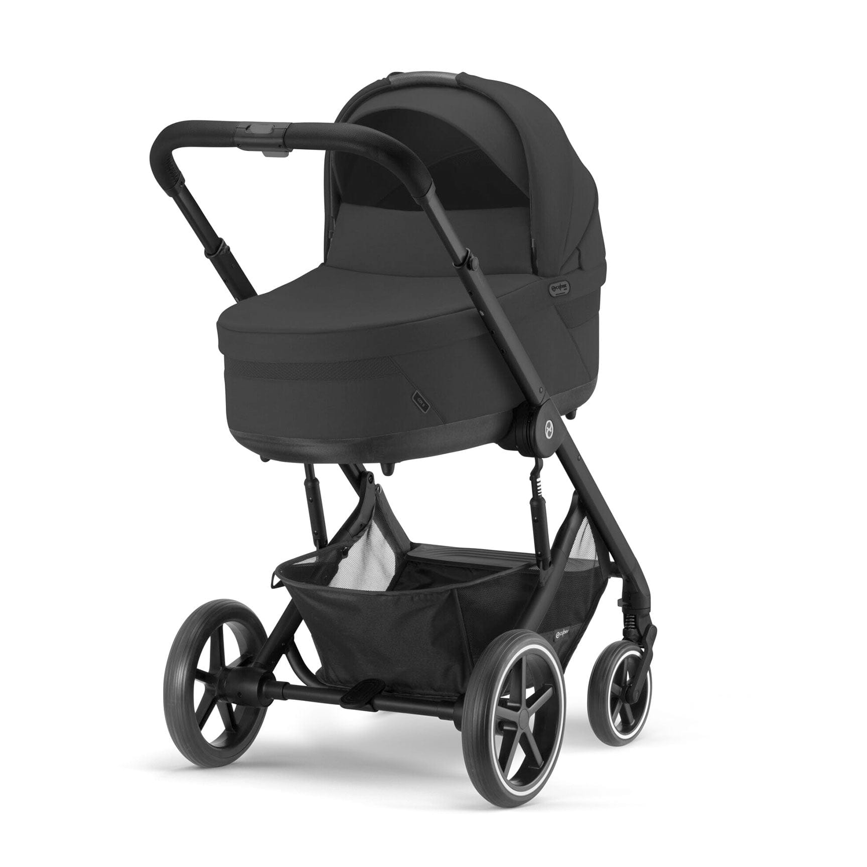Cybex Baby Strollers Cybex Balios S Lux Essential Bundle - Black/Moon Black 12743-BLK-MOO-BLK