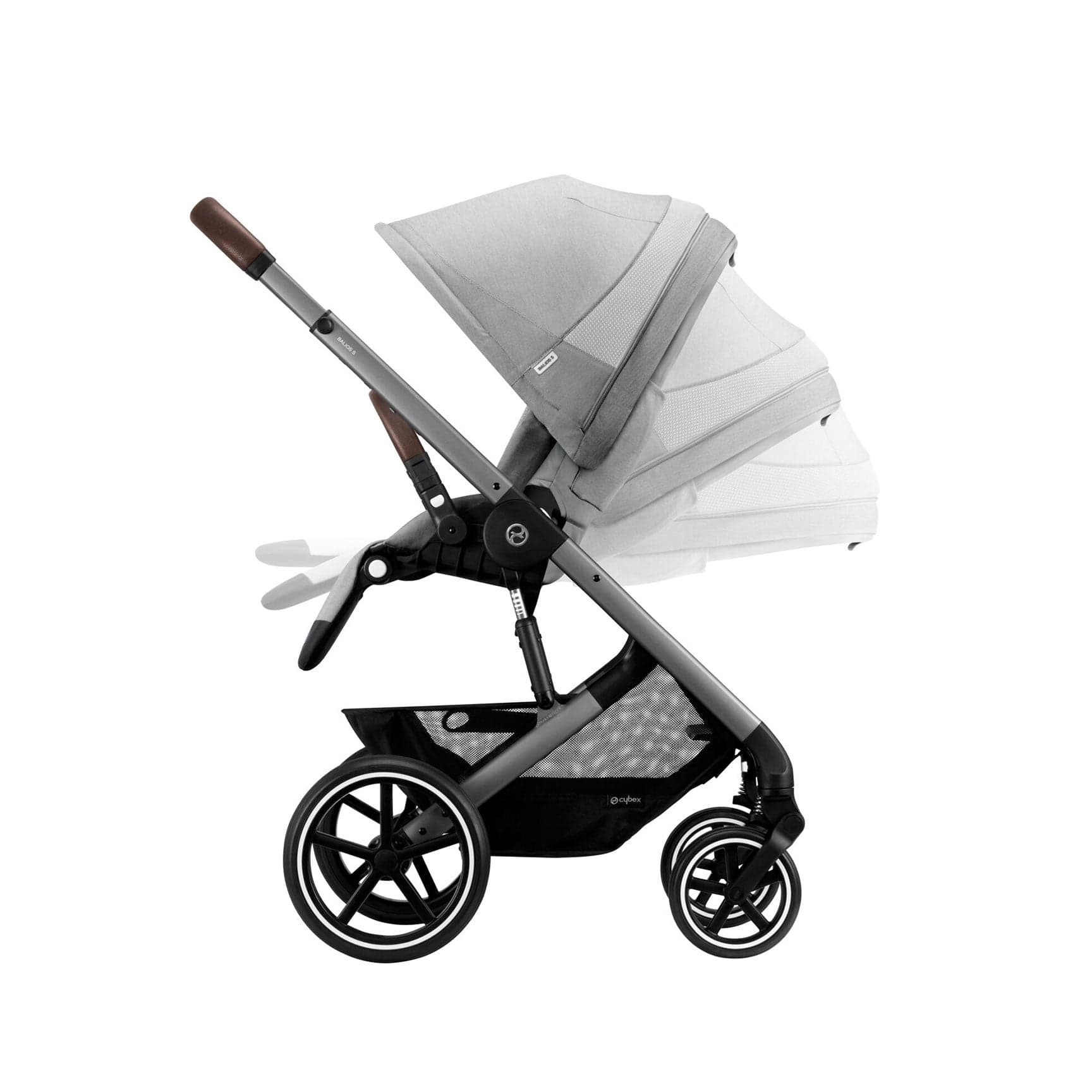 Cybex Baby Strollers Cybex Balios S Lux Essential Bundle - Silver/Lava Grey 12751-SLV-LAV-GRY