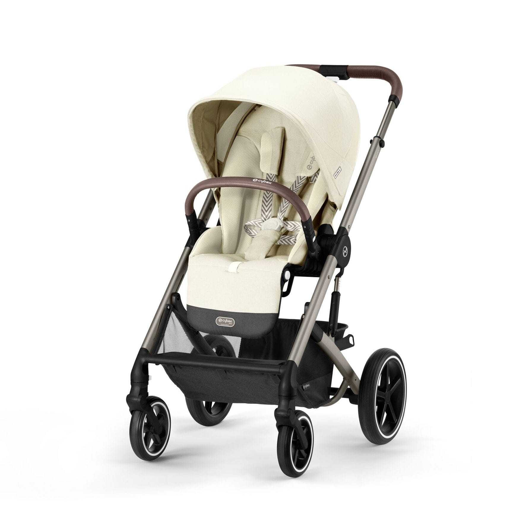 Cybex Baby Strollers Cybex Balios S Lux Essential Bundle - Taupe/Seashell Beige 12752-TPE-SEA-BEI