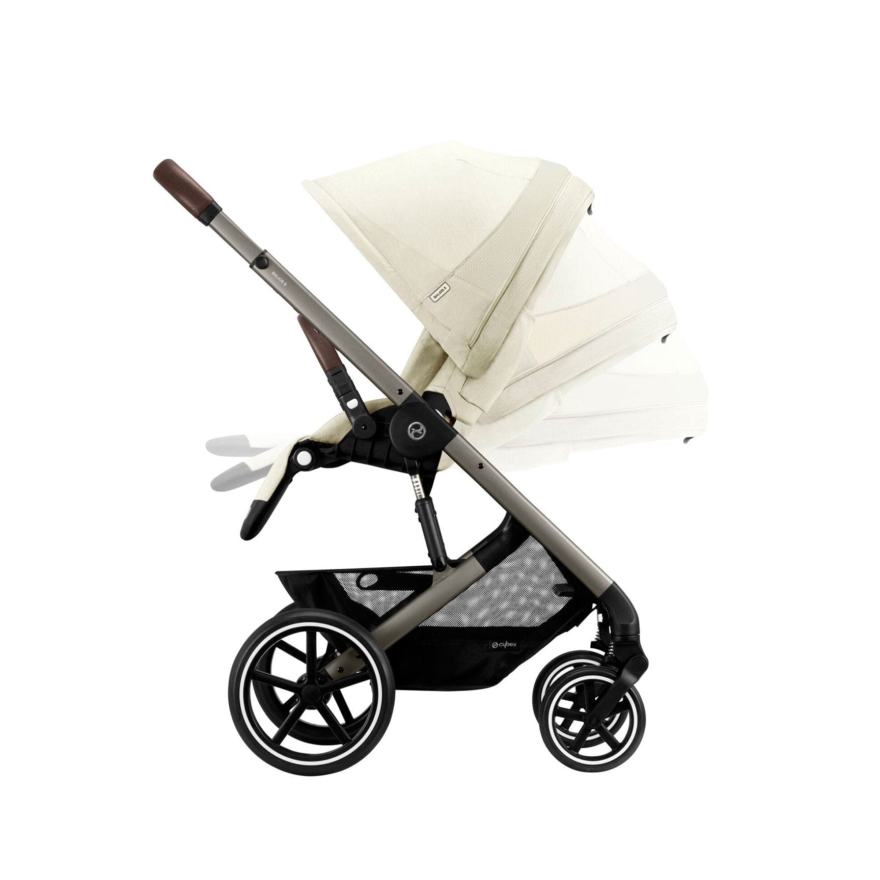 Cybex Baby Strollers Cybex Balios S Lux Essential Bundle - Taupe/Seashell Beige 12752-TPE-SEA-BEI