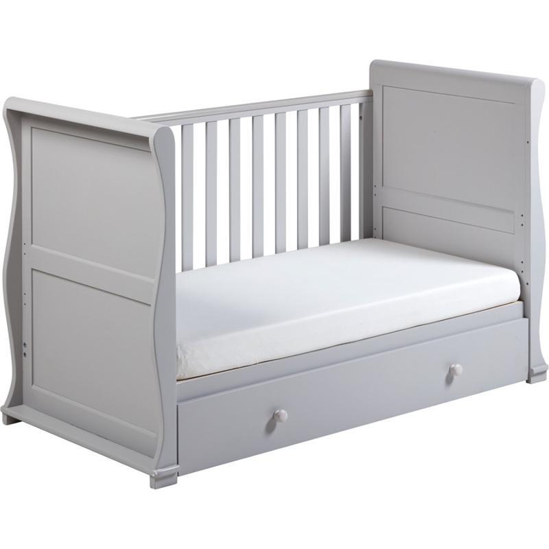 East Coast Alaska Sleigh Cot Bed Grey