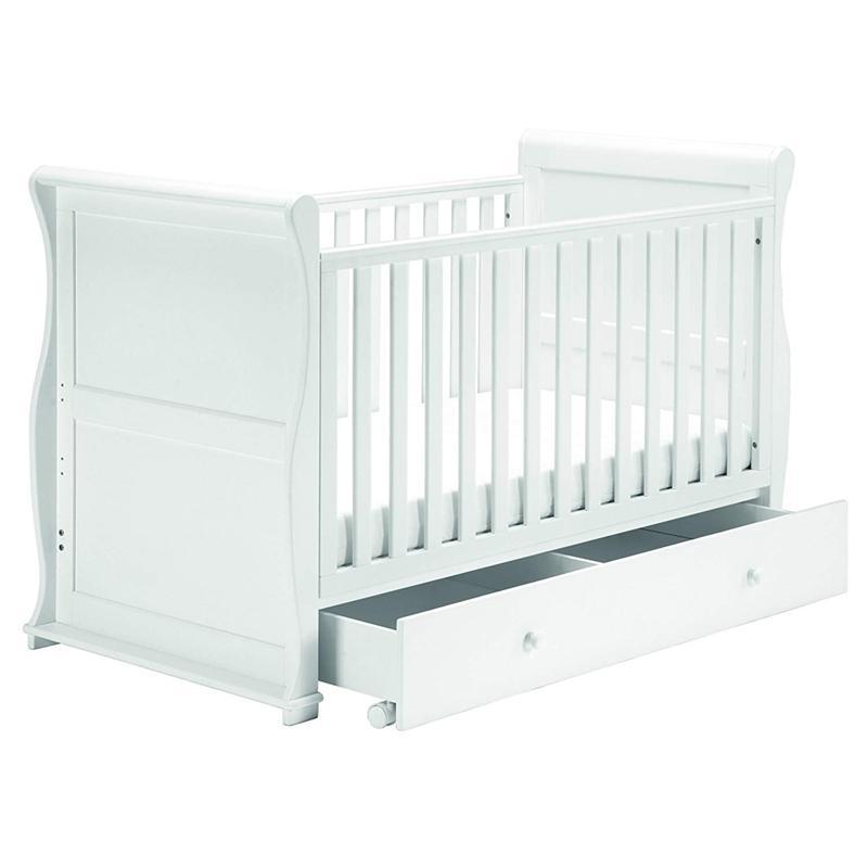 East Coast Alaska Sleigh Cot Bed White