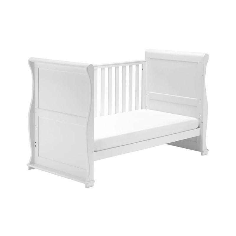 East Coast Alaska Sleigh Cot Bed White