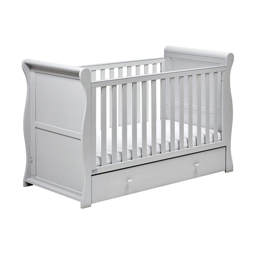 East Coast baby cots East Coast Nebraska Sleigh CotBed Grey 9028G