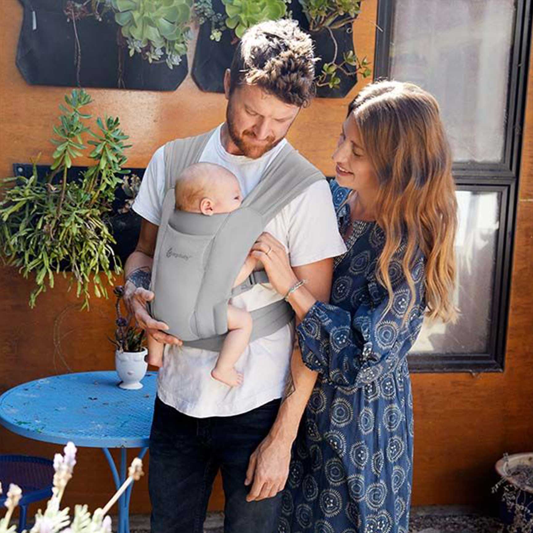 Ergobaby baby carriers Ergobaby Embrace Soft Air Mesh - Soft Grey BCEMASAMGRY