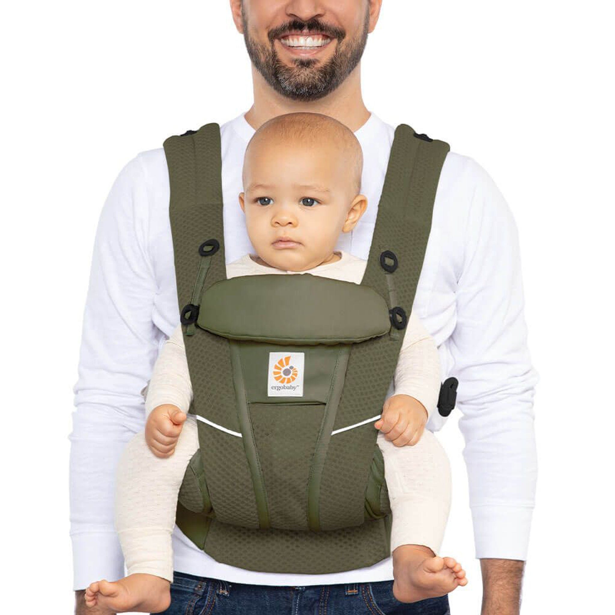 Ergobaby baby carriers Ergobaby Omni Breeze Olive Green BCZ360POLIVE