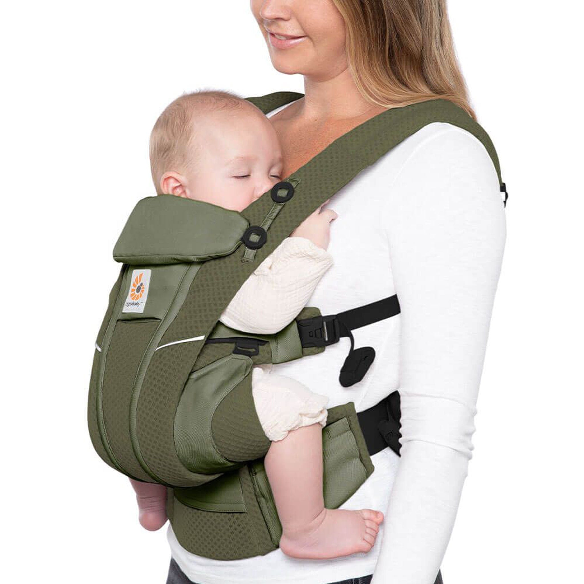 Ergobaby baby carriers Ergobaby Omni Breeze Olive Green BCZ360POLIVE