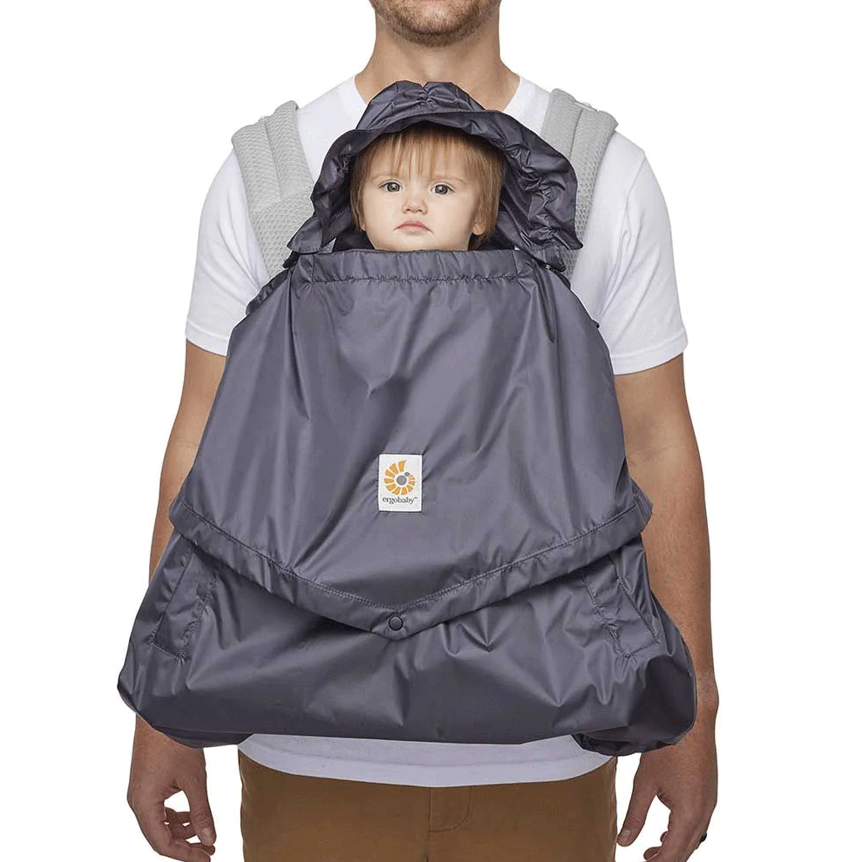 Ergobaby baby carriers Ergobaby Ergo Carrier Rain and Wind Cover - Charcoal WCRWCHAR