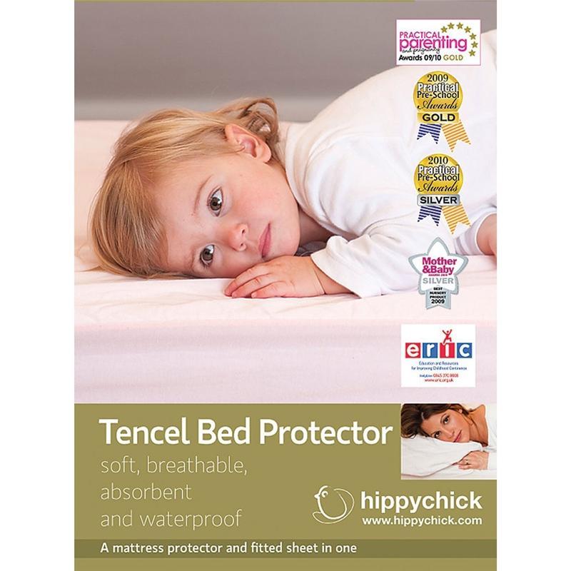 Hippychick Tencel Fitted Cotbed Mattress Protector