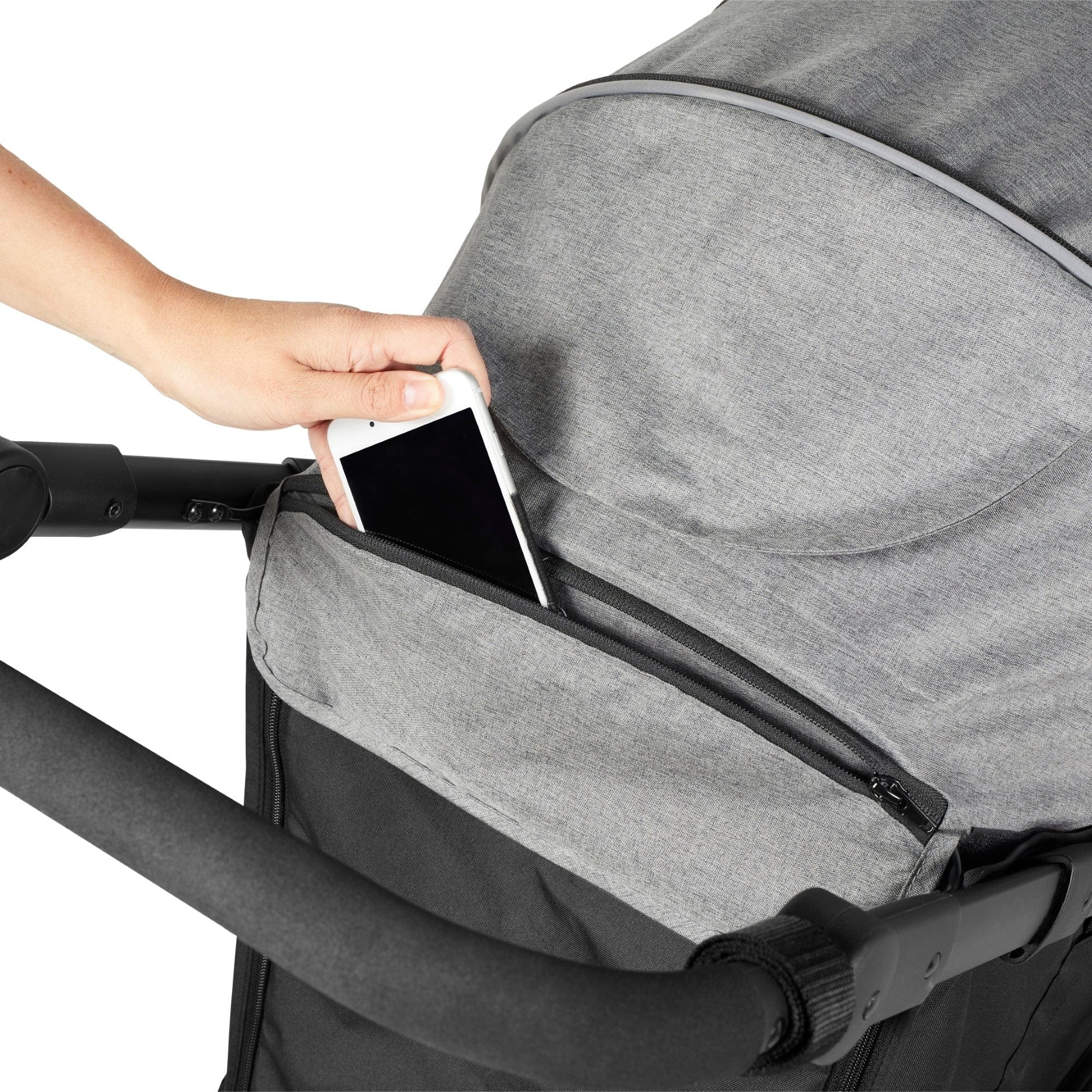 Ickle Bubba 3 wheel pushchairs Ickle Bubba Venus Max Jogger Stroller I-Size Travel System - Black/Space Grey with Isofix Base 13-004-500-014