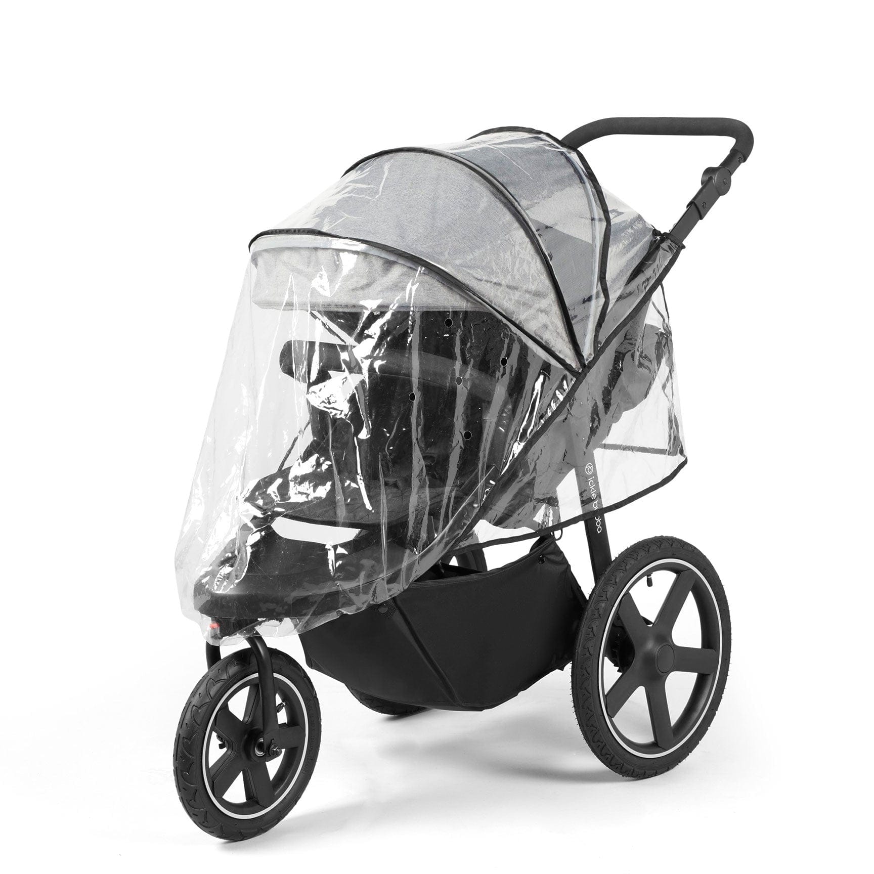 Ickle Bubba 3 wheel pushchairs Ickle Bubba Venus Max Jogger Stroller - Black/Space Grey 18-004-200-014