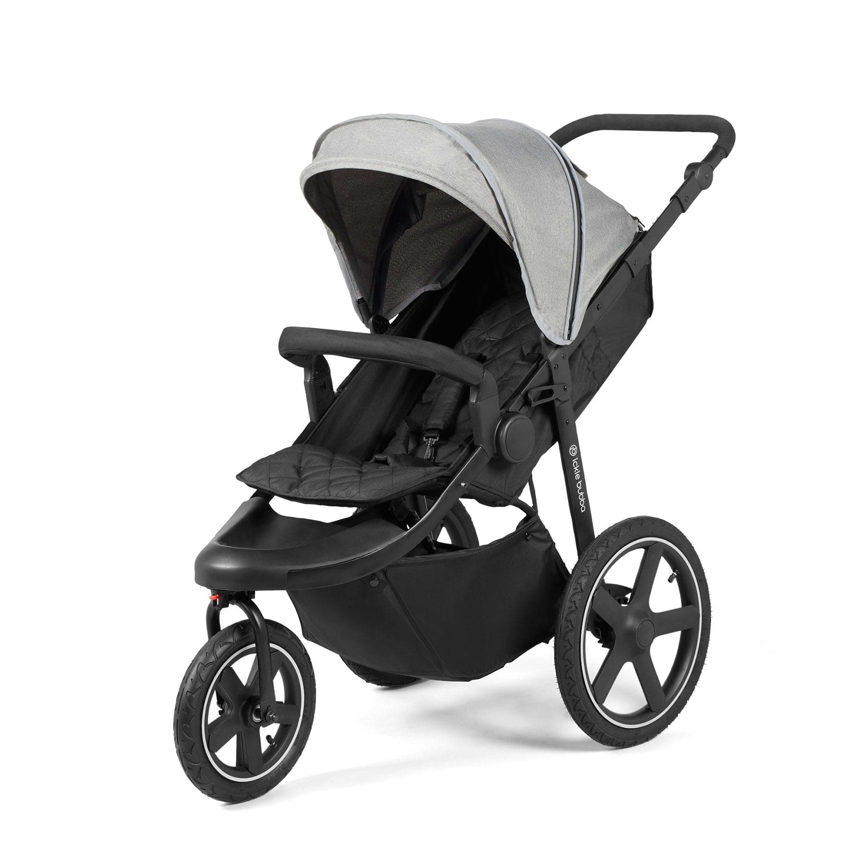 Ickle Bubba 3 wheel pushchairs Ickle Bubba Venus Max Jogger Stroller - Black/Space Grey 18-004-200-014