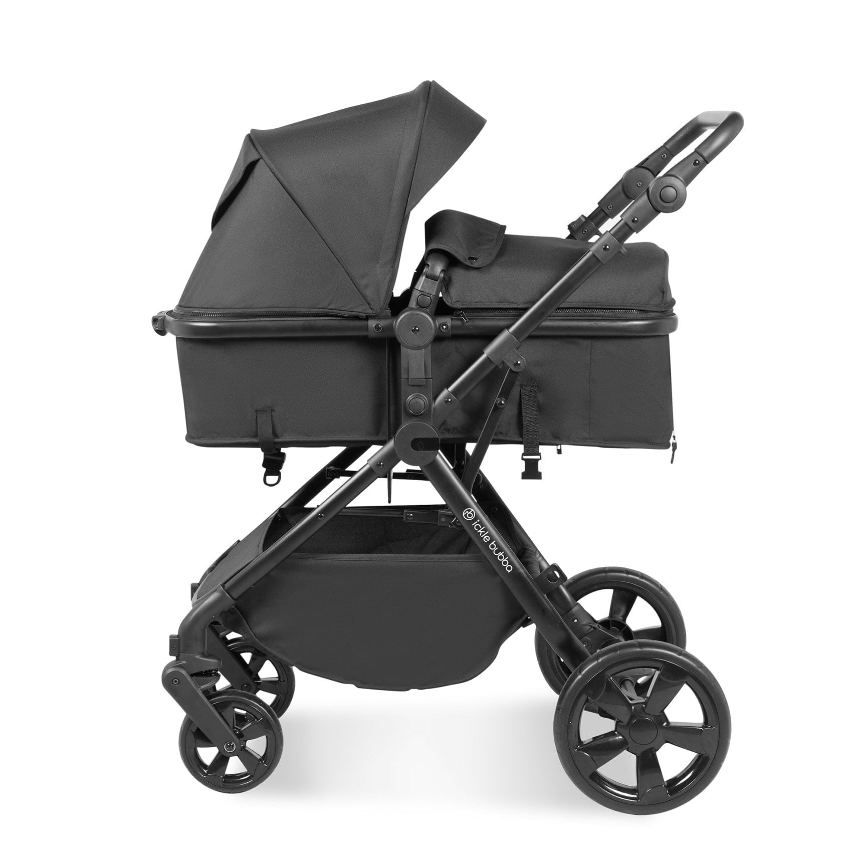 Ickle Bubba baby prams Ickle Bubba Comet 3-in-1 Travel System with Astral Car Seat - Black 10-008-101-002