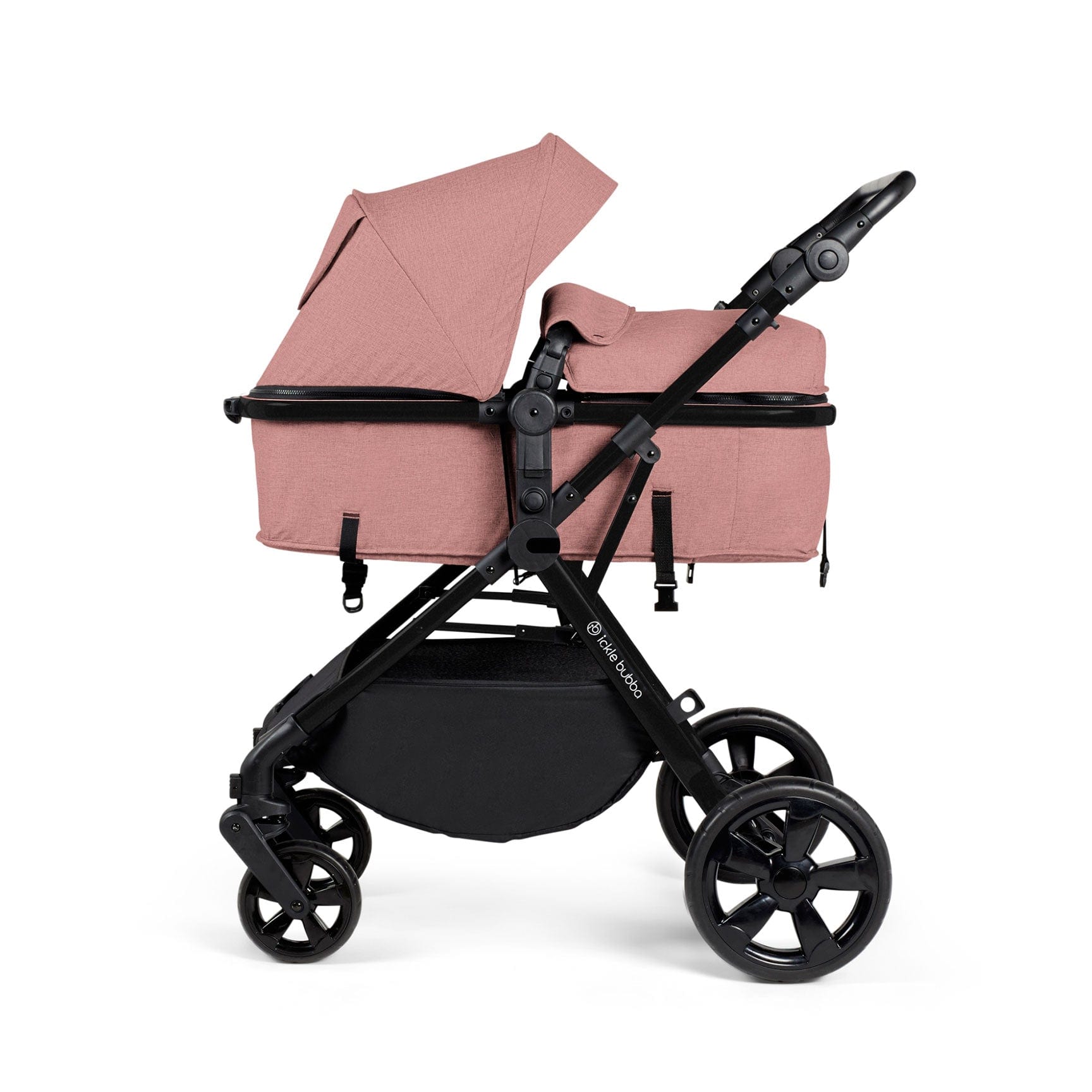 Ickle Bubba baby prams Ickle Bubba Comet 3-in-1 Travel System with Astral Car Seat - Dusty Pink 10-008-101-134