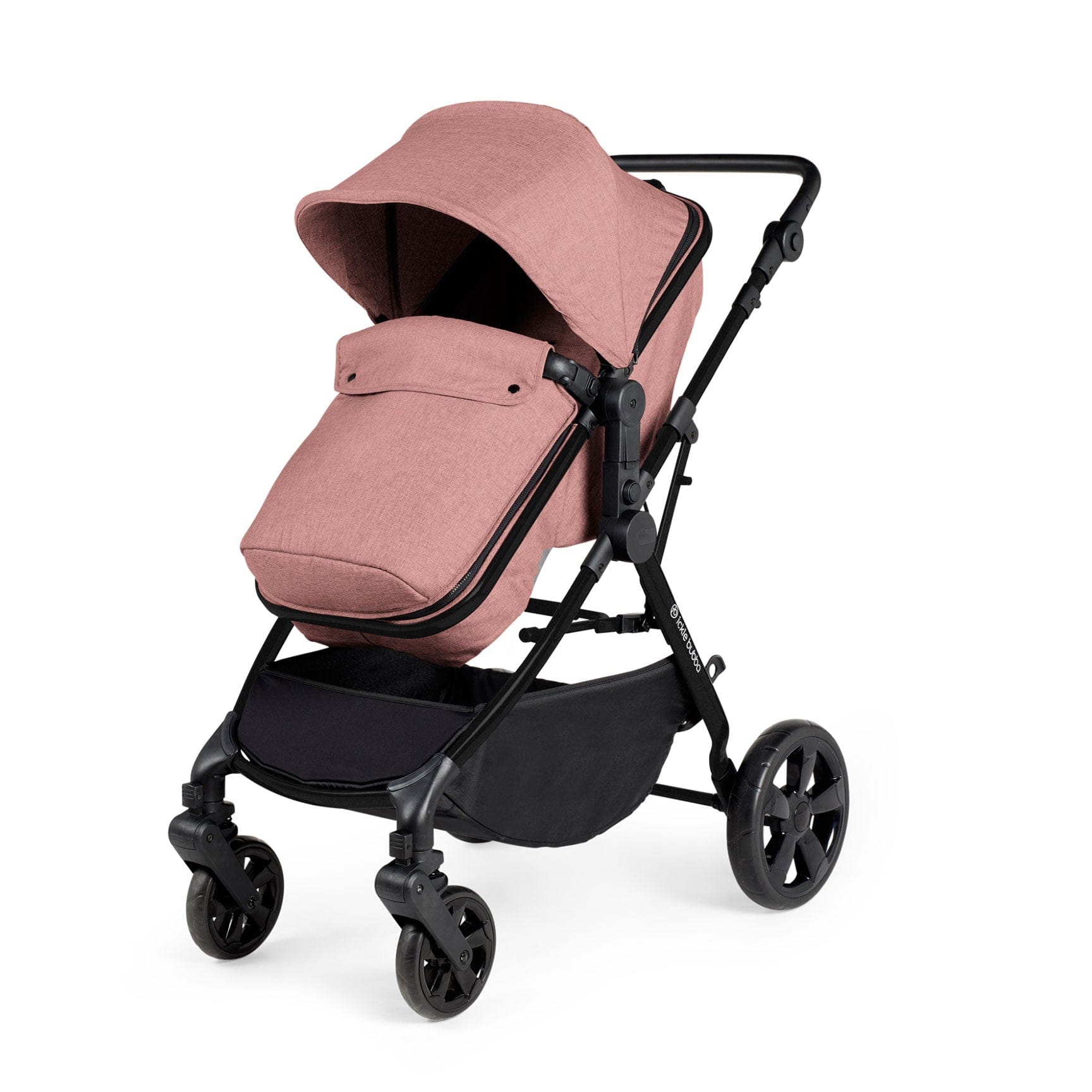 Ickle Bubba baby prams Ickle Bubba Comet 3-in-1 Travel System with Astral Car Seat - Dusty Pink 10-008-101-134