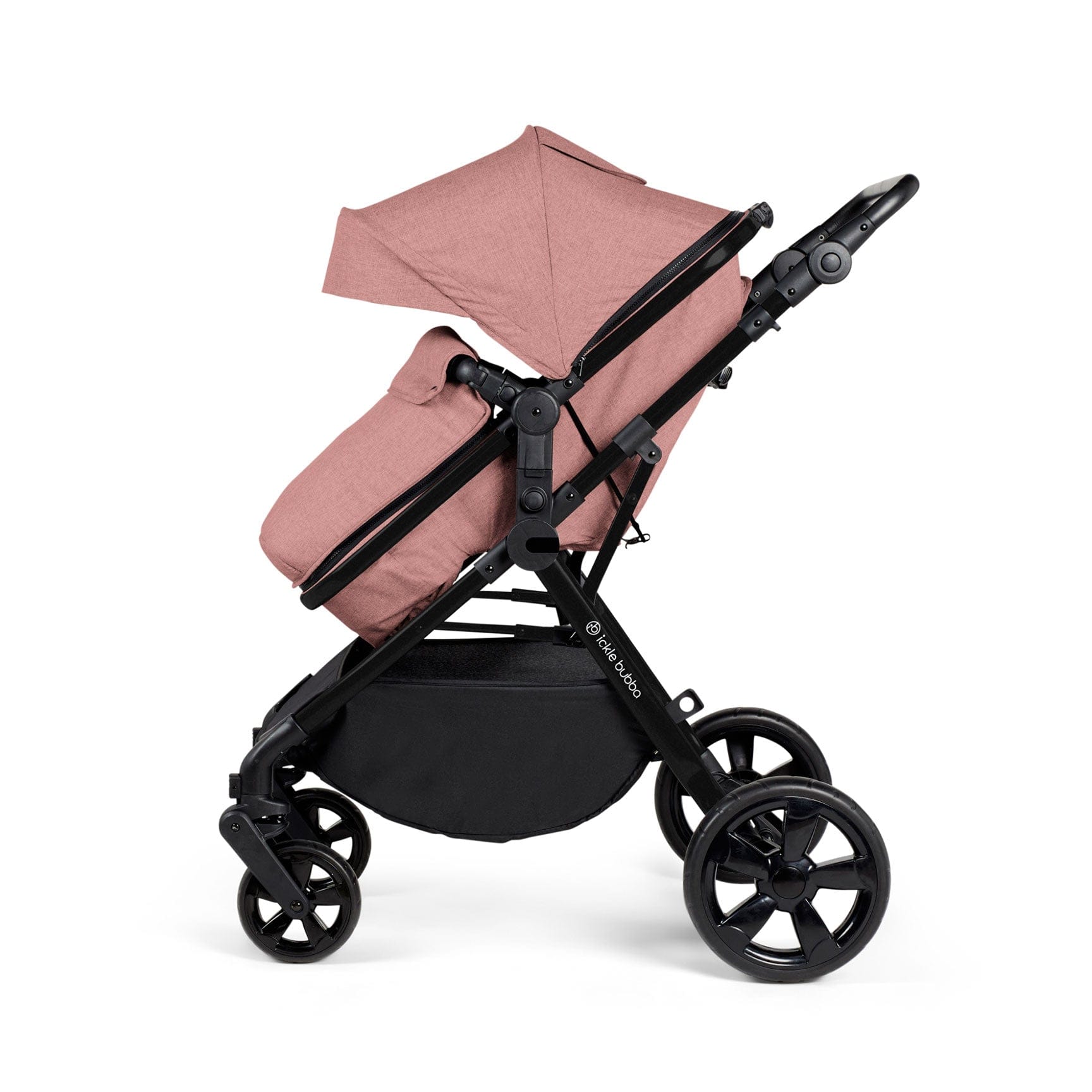 Ickle Bubba baby prams Ickle Bubba Comet 3-in-1 Travel System with Astral Car Seat - Dusty Pink 10-008-101-134