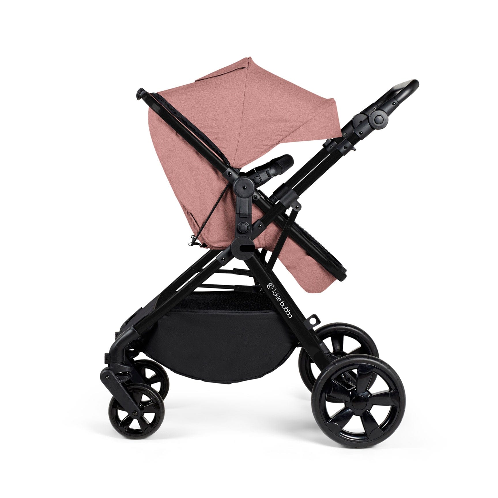 Ickle Bubba baby prams Ickle Bubba Comet 3-in-1 Travel System with Astral Car Seat - Dusty Pink 10-008-101-134