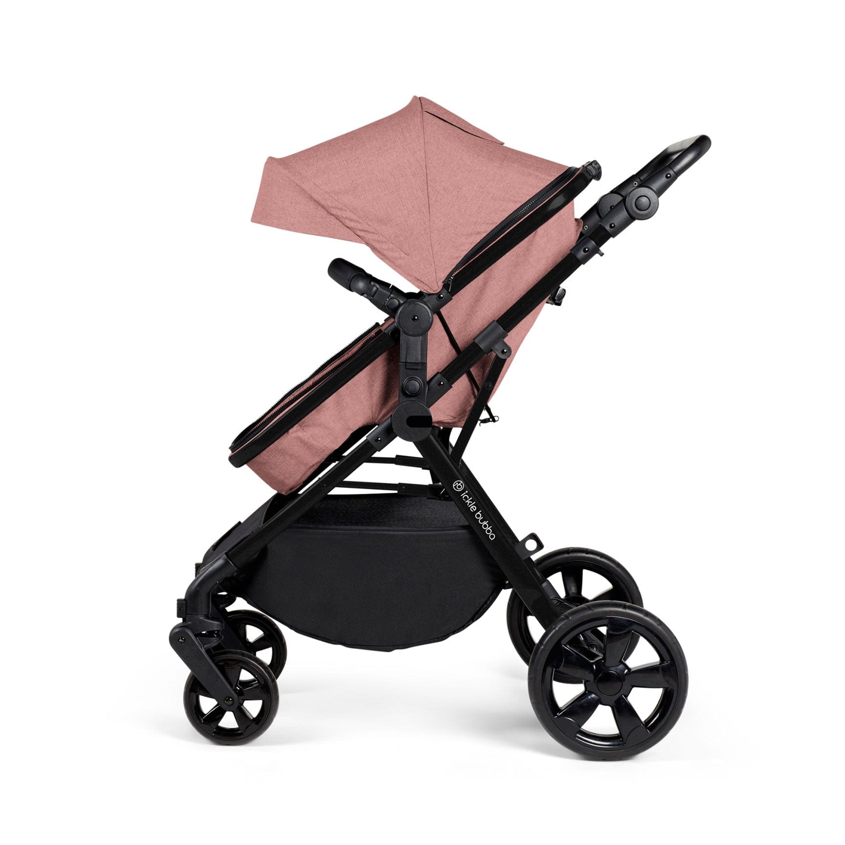 Ickle Bubba baby prams Ickle Bubba Comet 3-in-1 Travel System with Astral Car Seat - Dusty Pink 10-008-101-134