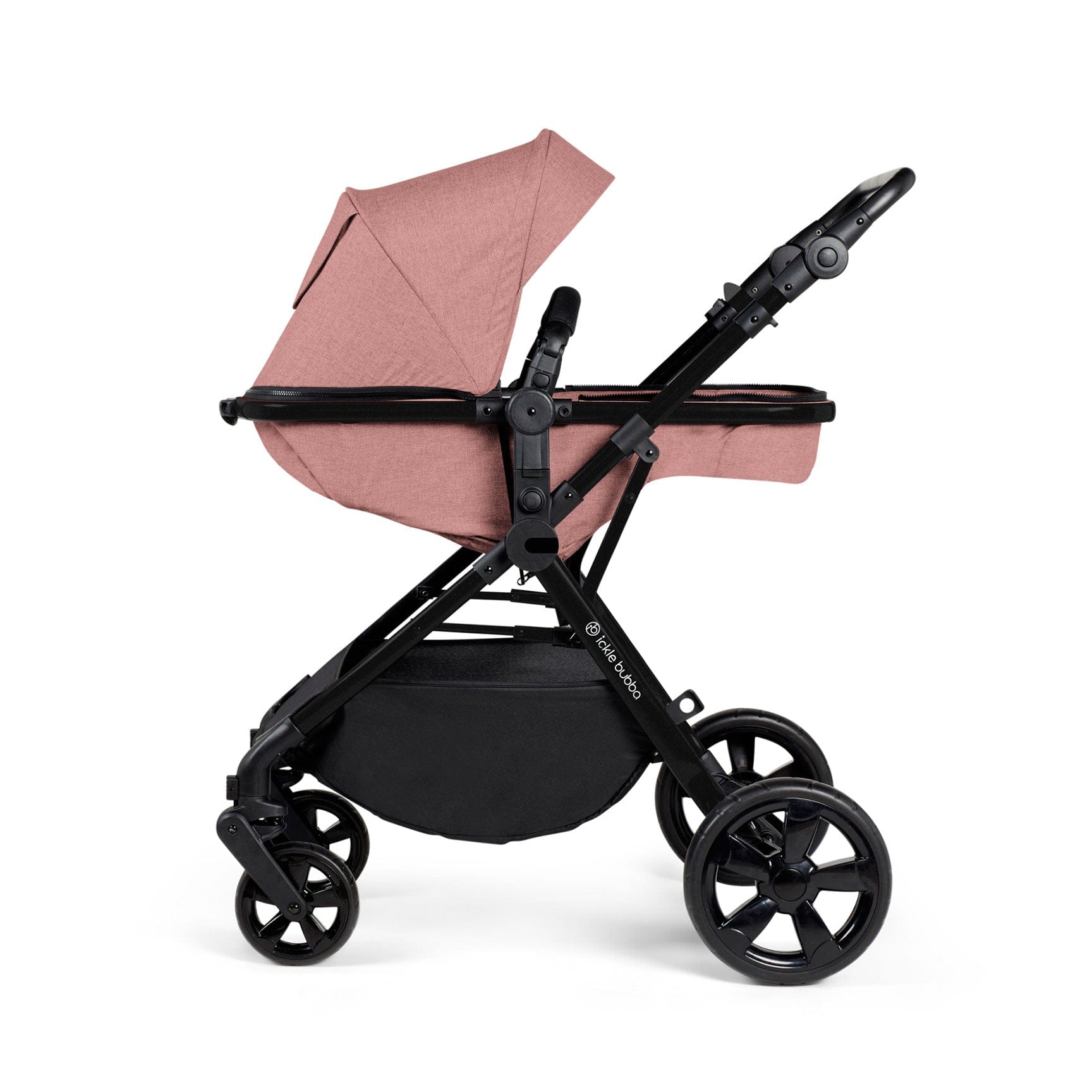 Ickle Bubba baby prams Ickle Bubba Comet 3-in-1 Travel System with Astral Car Seat - Dusty Pink 10-008-101-134