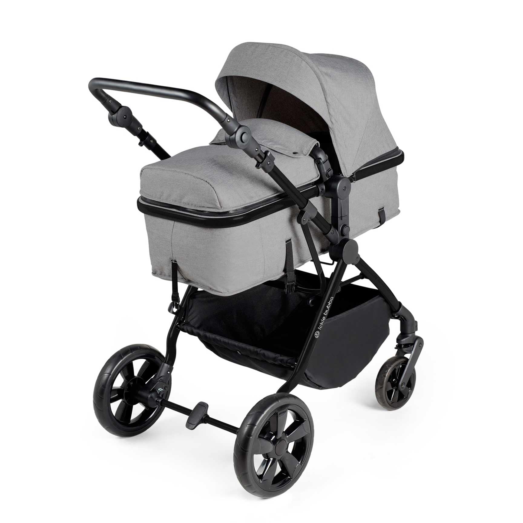 Ickle Bubba baby prams Ickle Bubba Comet All-in-One I-Size Travel System with Isofix Base - Space Grey 10-008-300-014